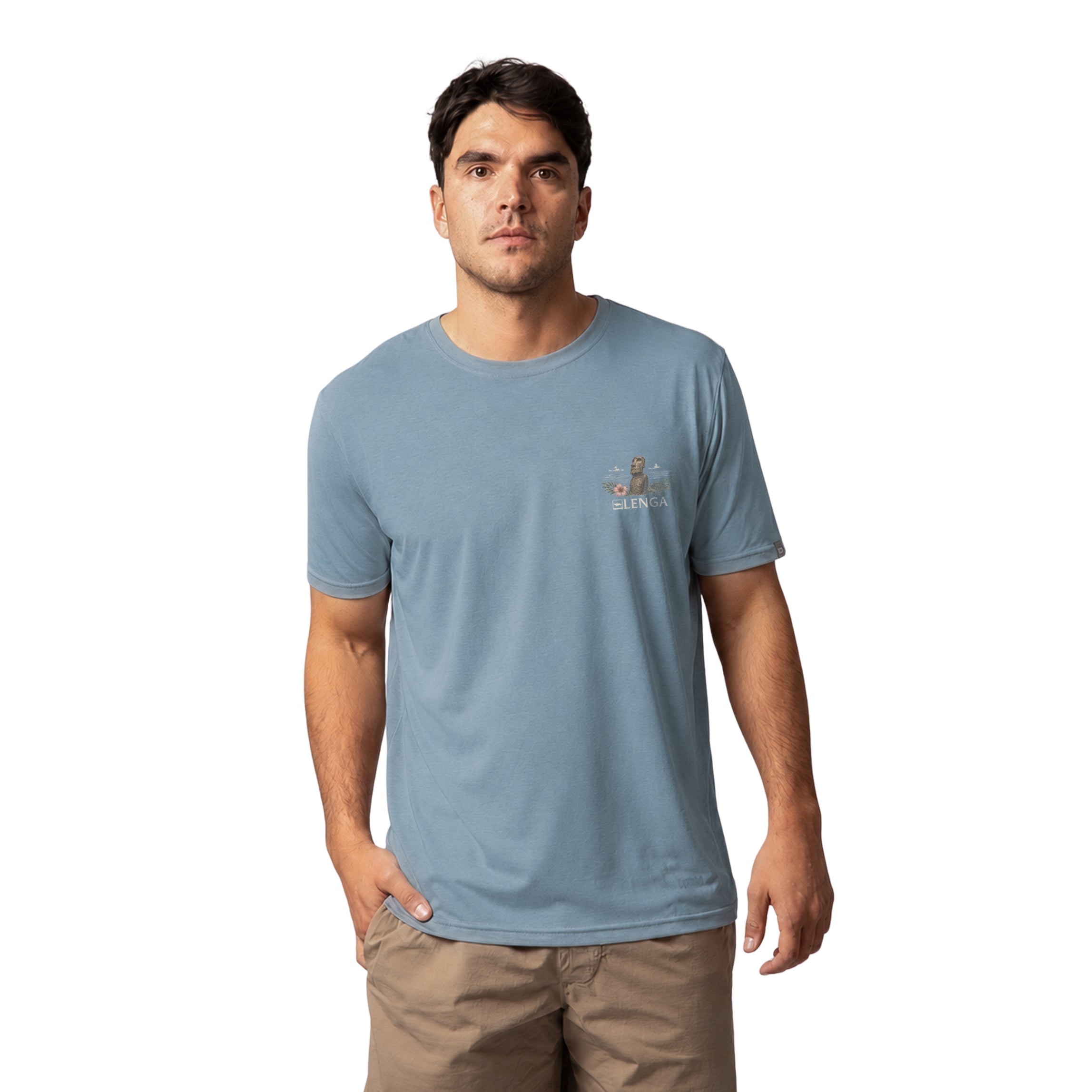 Polera Algodón Orgánico Rapa Nui Chile Indómito