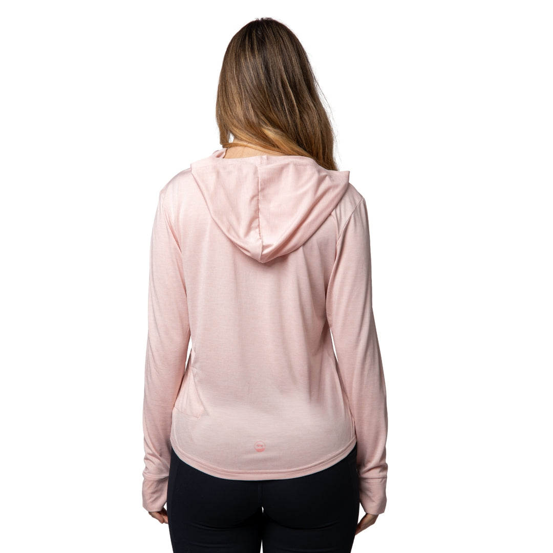 Polera con capucha Grit-dry UPF+50 Nayla