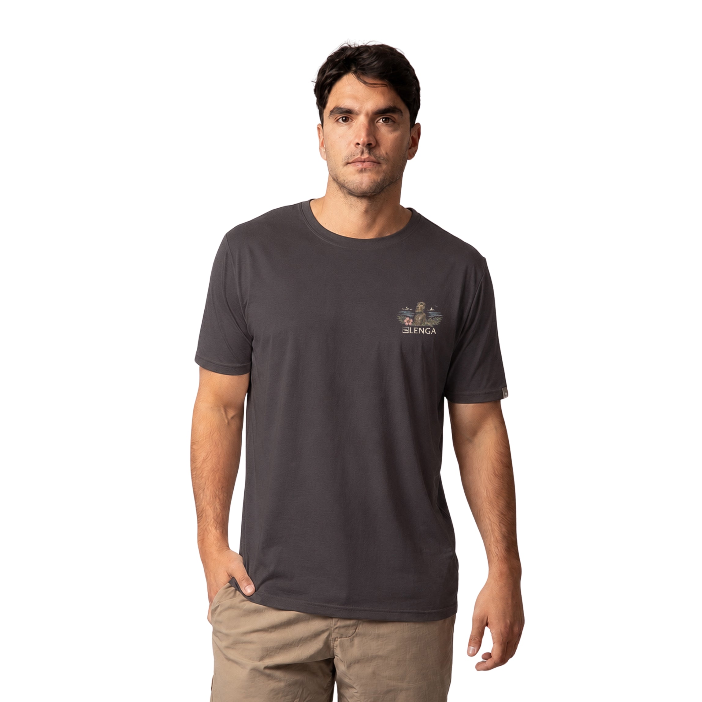 Polera Algodón Orgánico Rapa Nui Chile Indómito