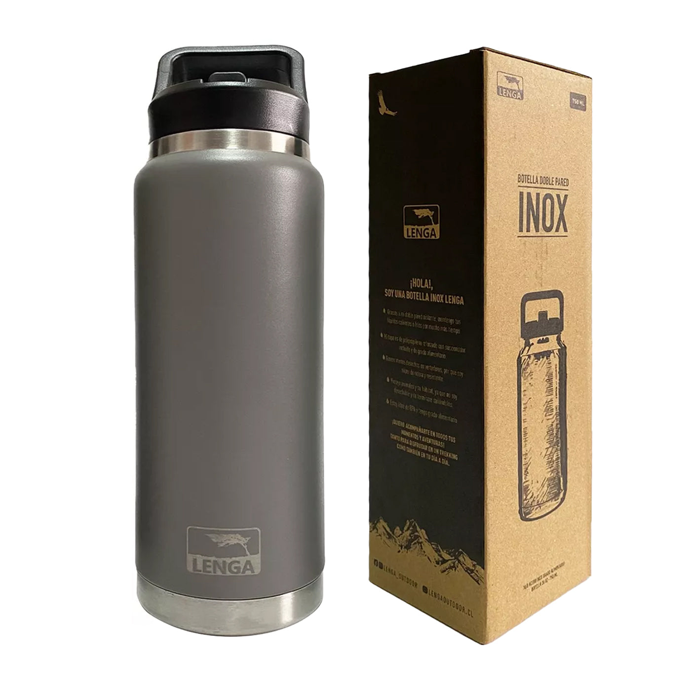 Botella Acero Inox Aislamiento De Doble Pared 750ml