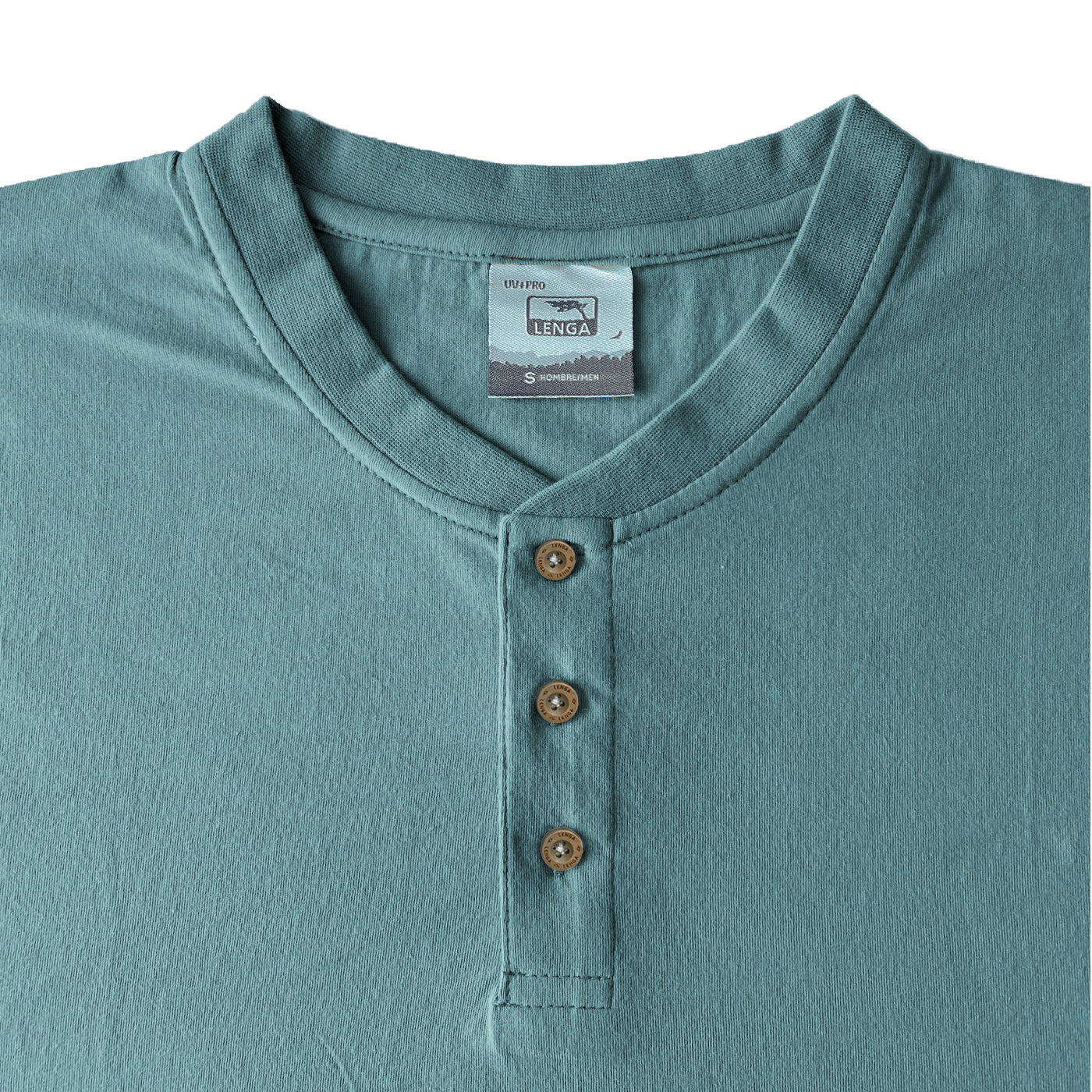 Polera Cuello Redondo y botones Molle Uv+pro