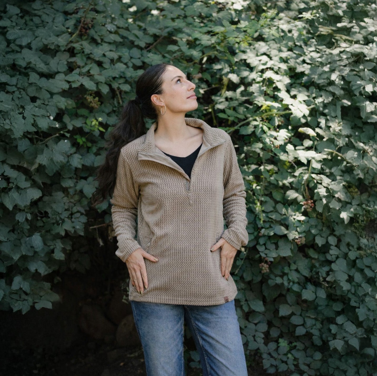 Chaqueta pullover Micropolar Pangue