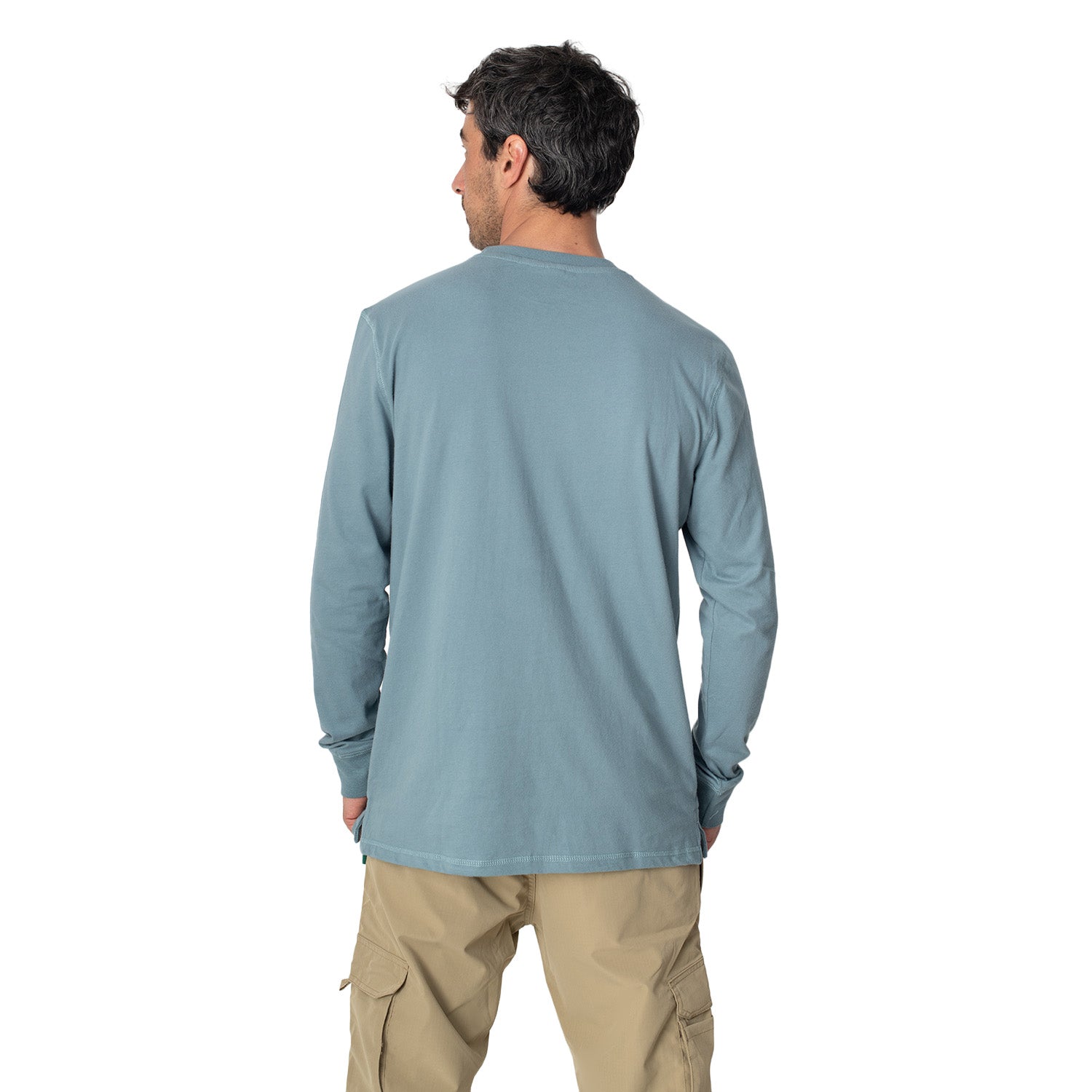 Polera Manga Larga con Bolsillo Algodón Orgánico Coyán Uv+pro