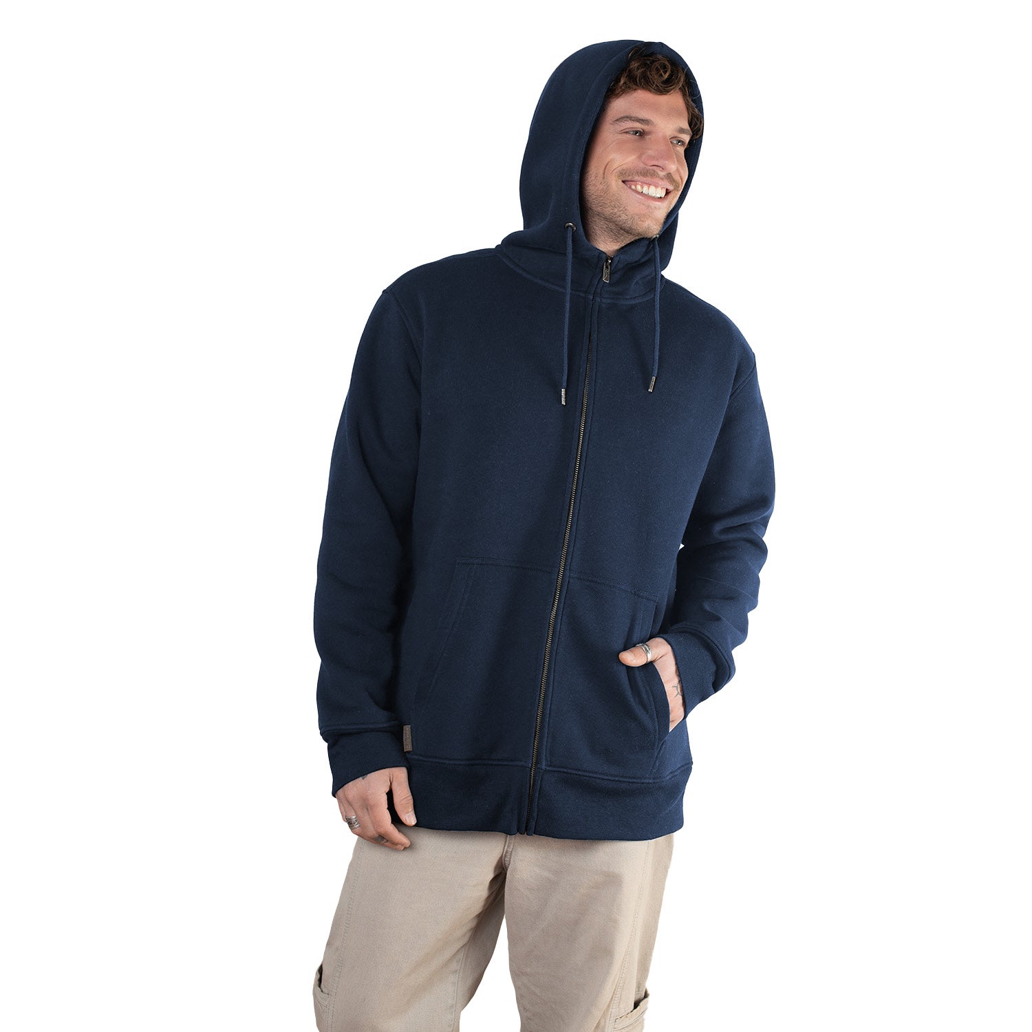 Polerón con Gorro y Cierre Polar Sherpa Puelo Sustentable