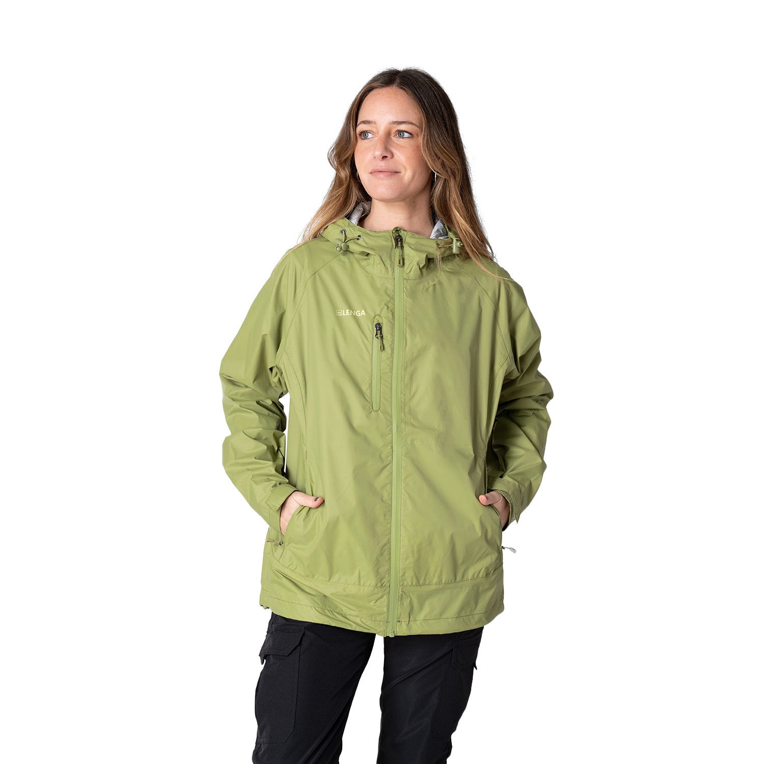Chaqueta Impermeable Ultra Liviana Hybrid-Pro Traumen Mujer