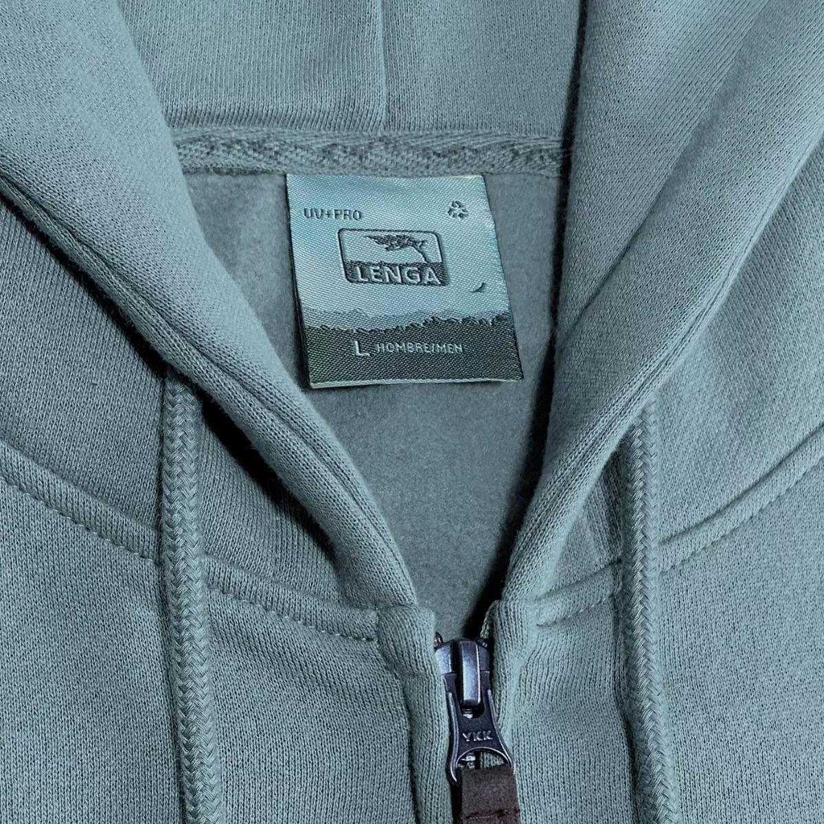 Polerón con Gorro y Cierre Lingue Sustentable