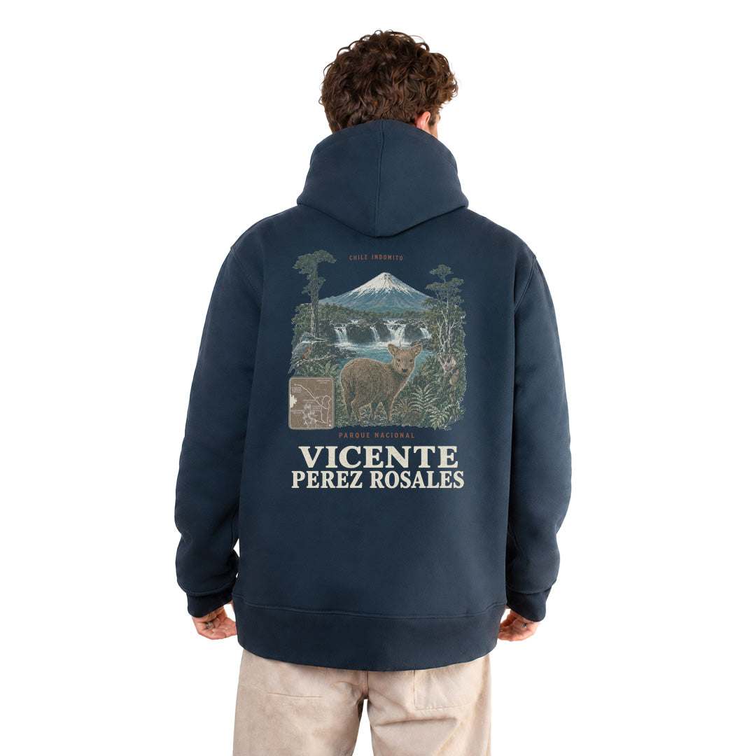 Polerón con gorro Vicente Perez Rosales Fauna Chile Indómito