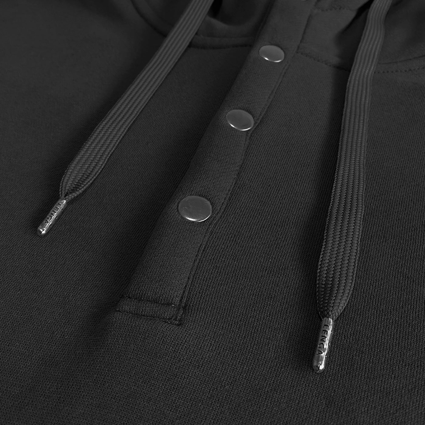 Polerón con Capucha y Botones de Algodón Orgánico Fitz Roy