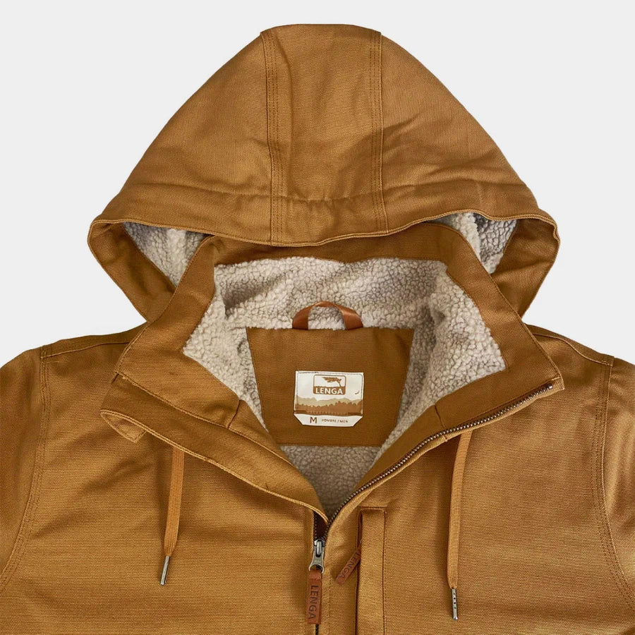 Chaqueta Térmica Canvas interior Sherpa Geike