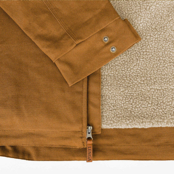 Chaqueta Térmica Canvas interior Sherpa Geike