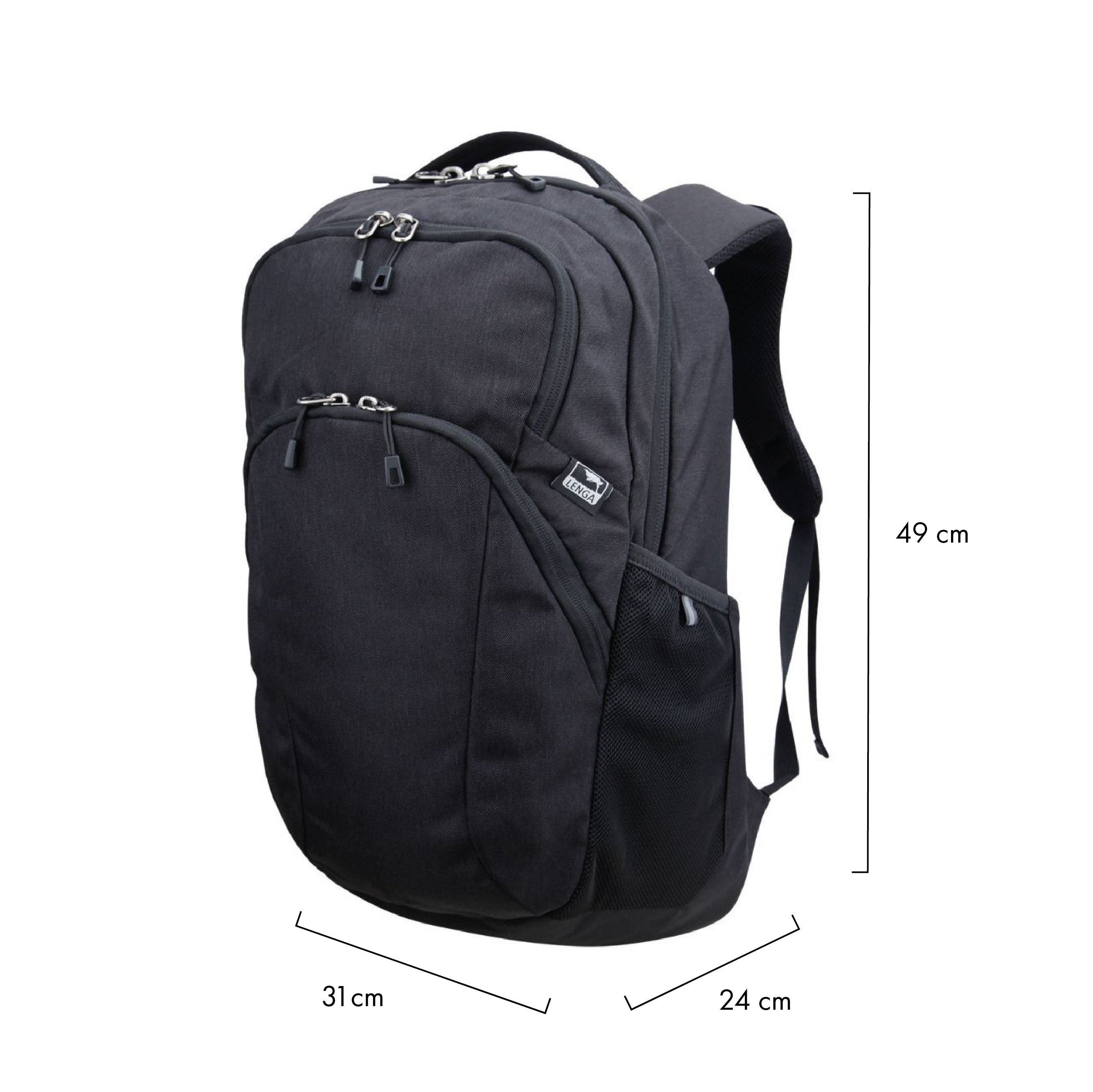 Pack Mochila Porta-notebook Guanauca 27Lts + Botella Acero Inox 750ml