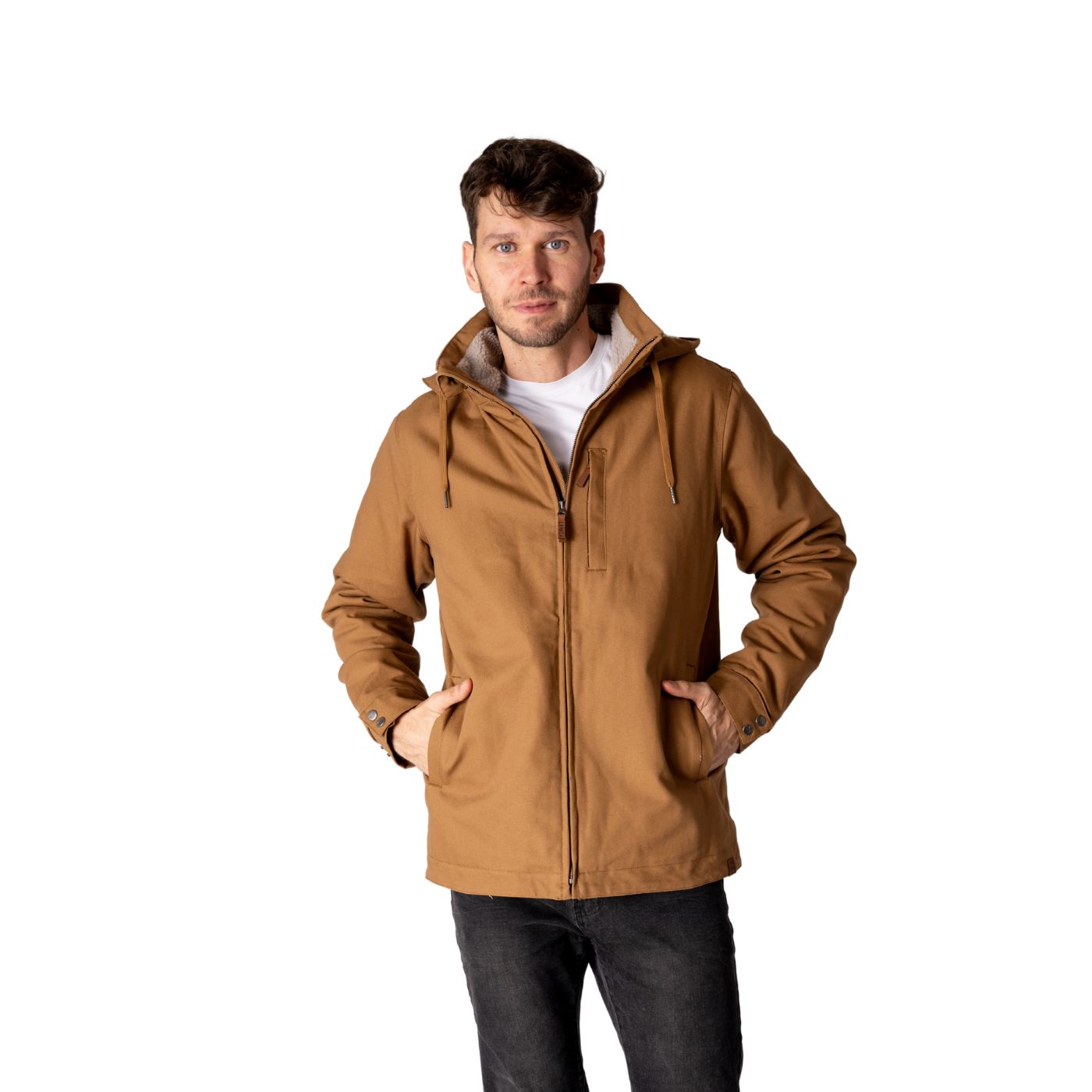 Chaqueta Térmica Canvas interior Sherpa Geike