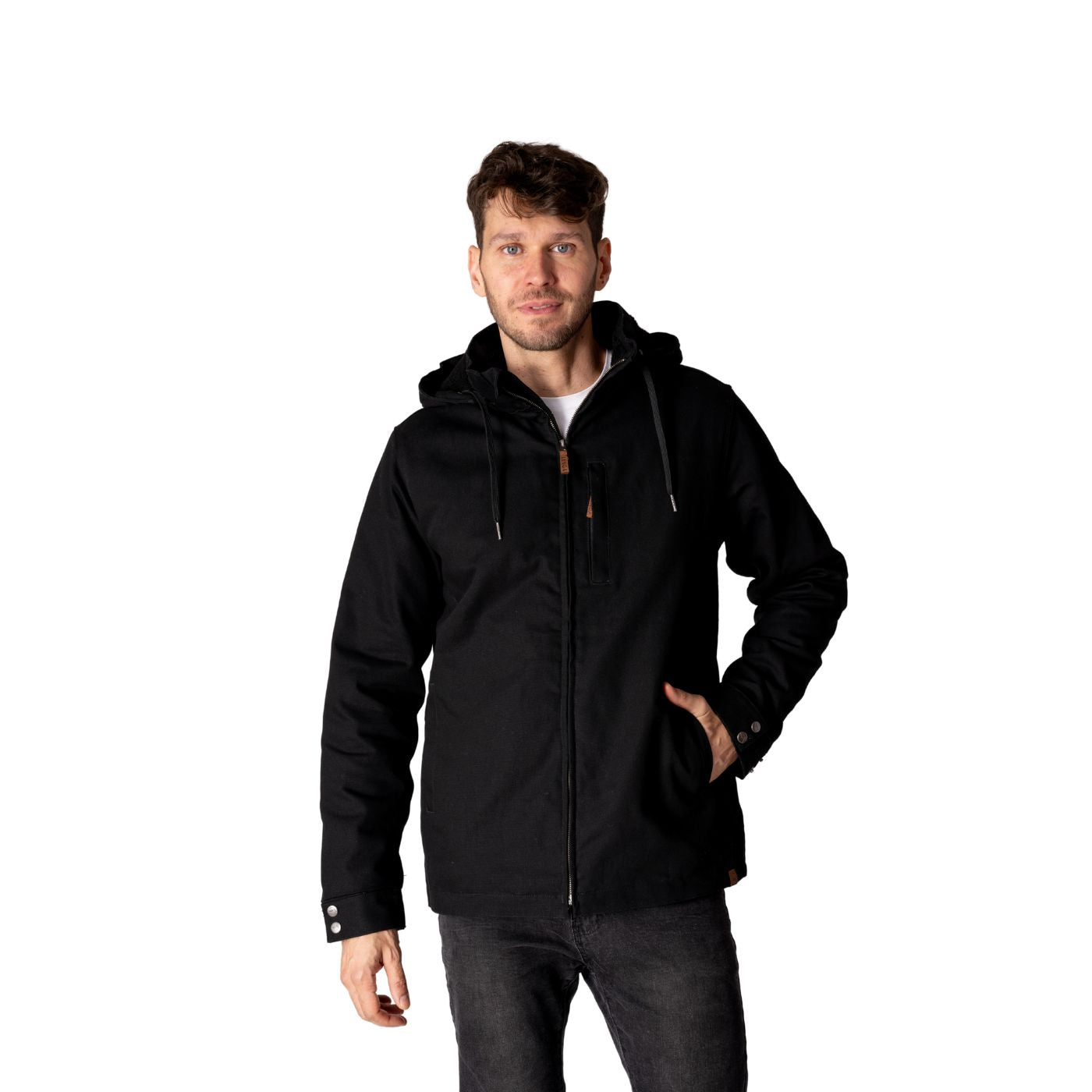 Chaqueta Térmica Canvas interior Sherpa Geike