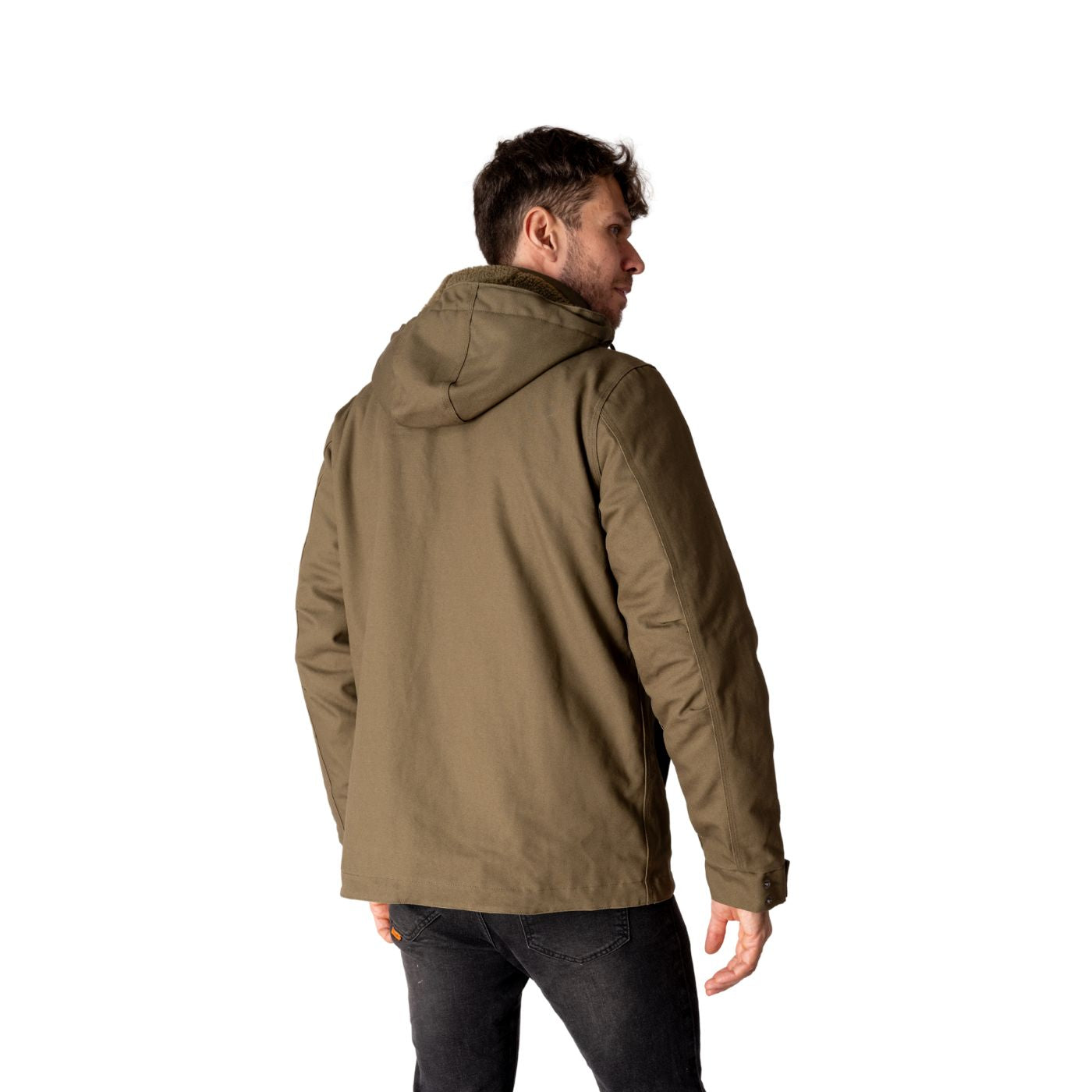 Chaqueta Térmica Canvas interior Sherpa Geike