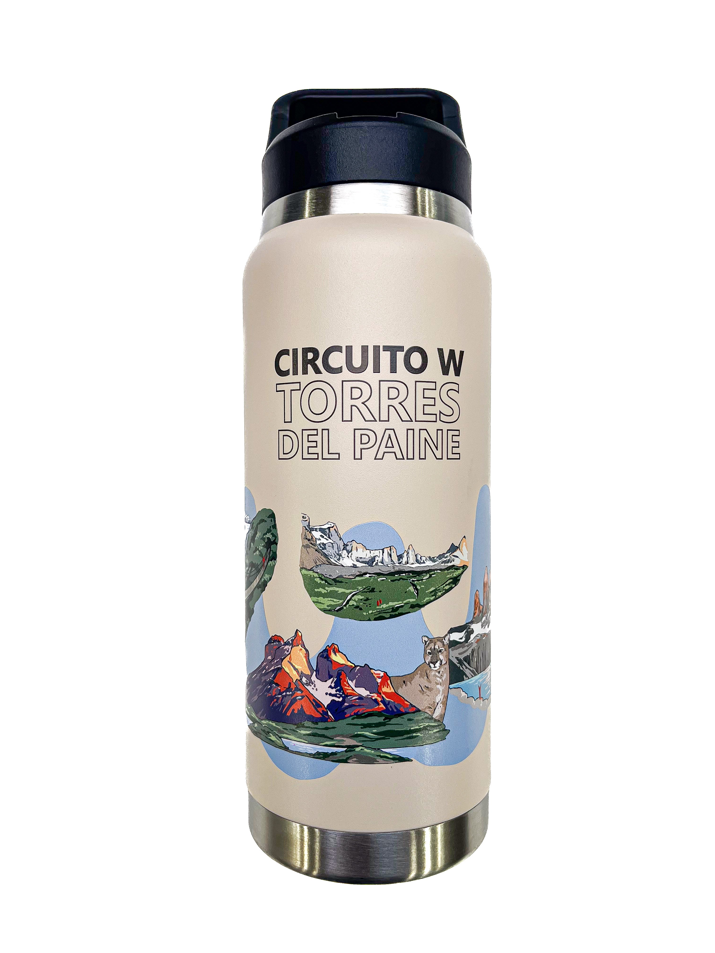 Botella Acero Inox Aislamiento De Doble Pared 750ml - Circuito W Torres Paine