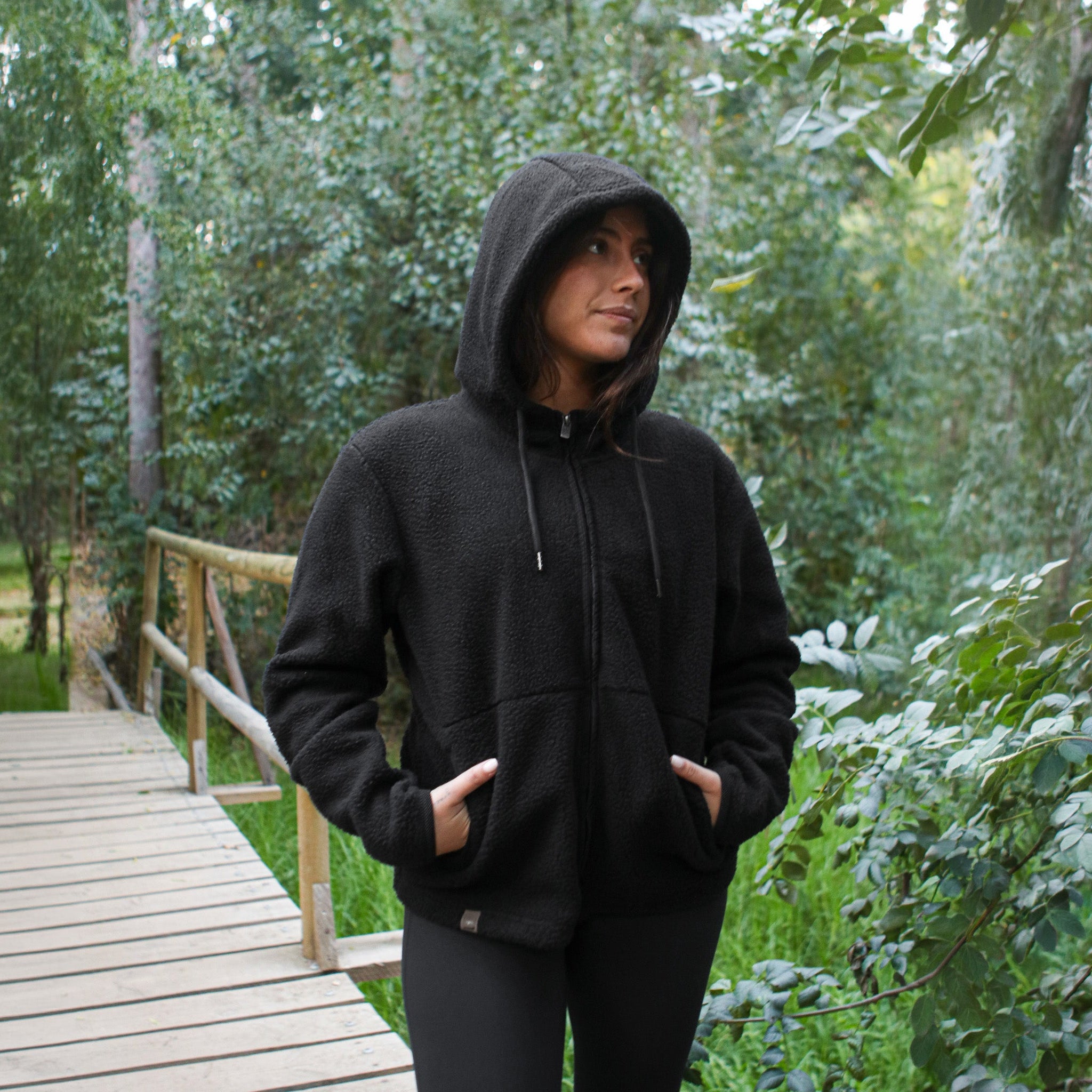 Chaqueta Polar Sherpa Sustentable Puya