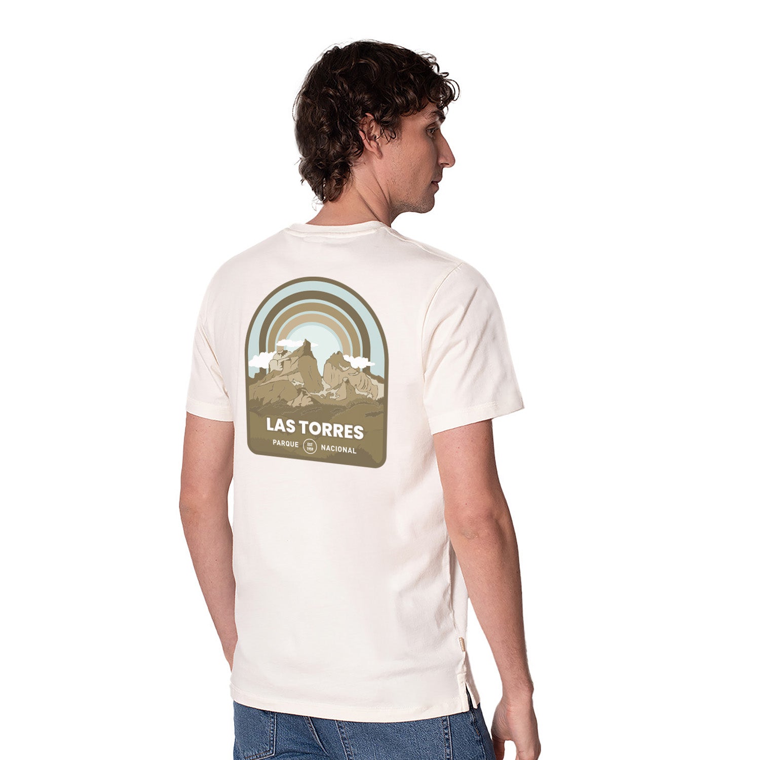 Polera Manga Corta Algodón Orgánico Parque Nacional Las Torres - Cuernos Horizonte