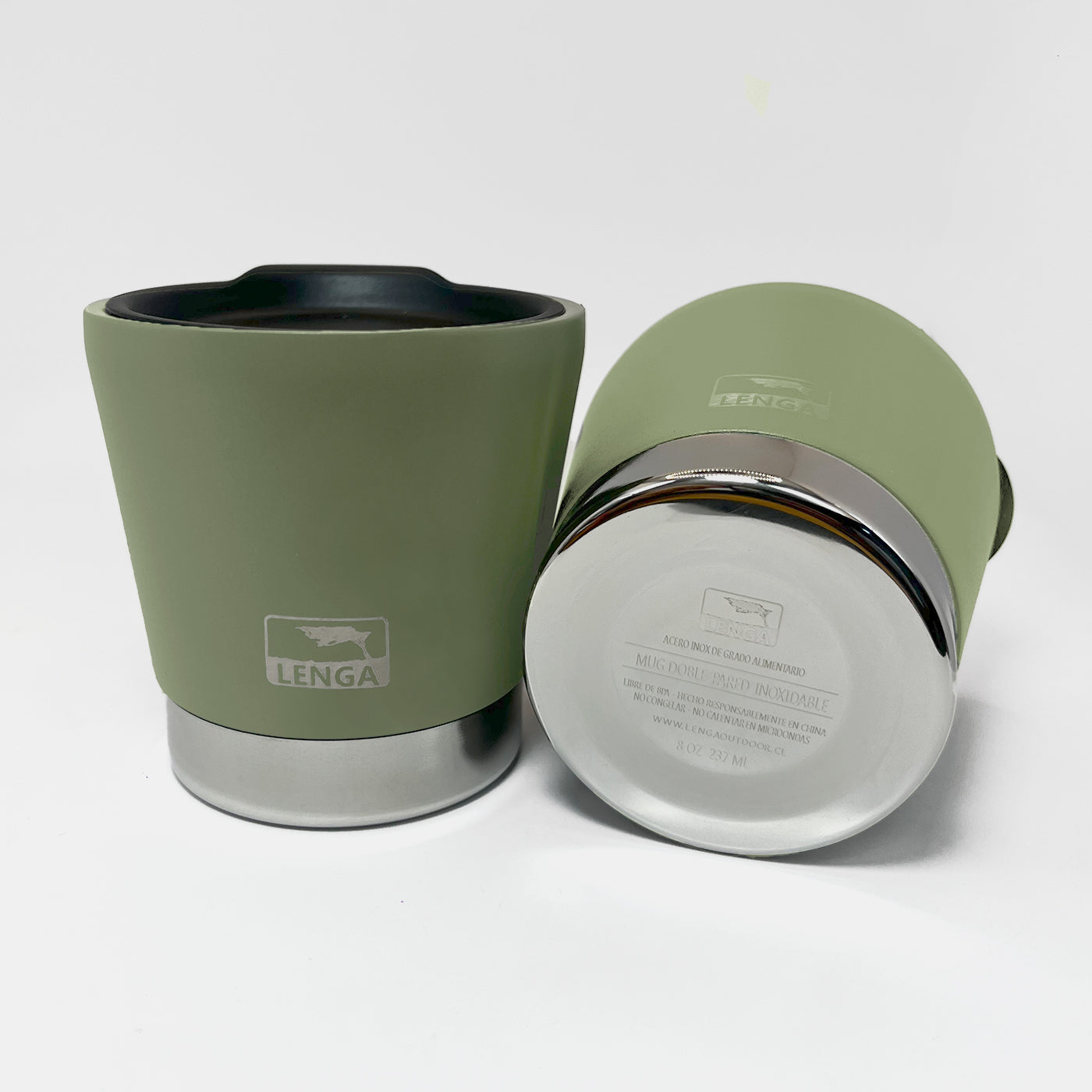 Mug Doble Pared Acero Inoxidable 237 ml