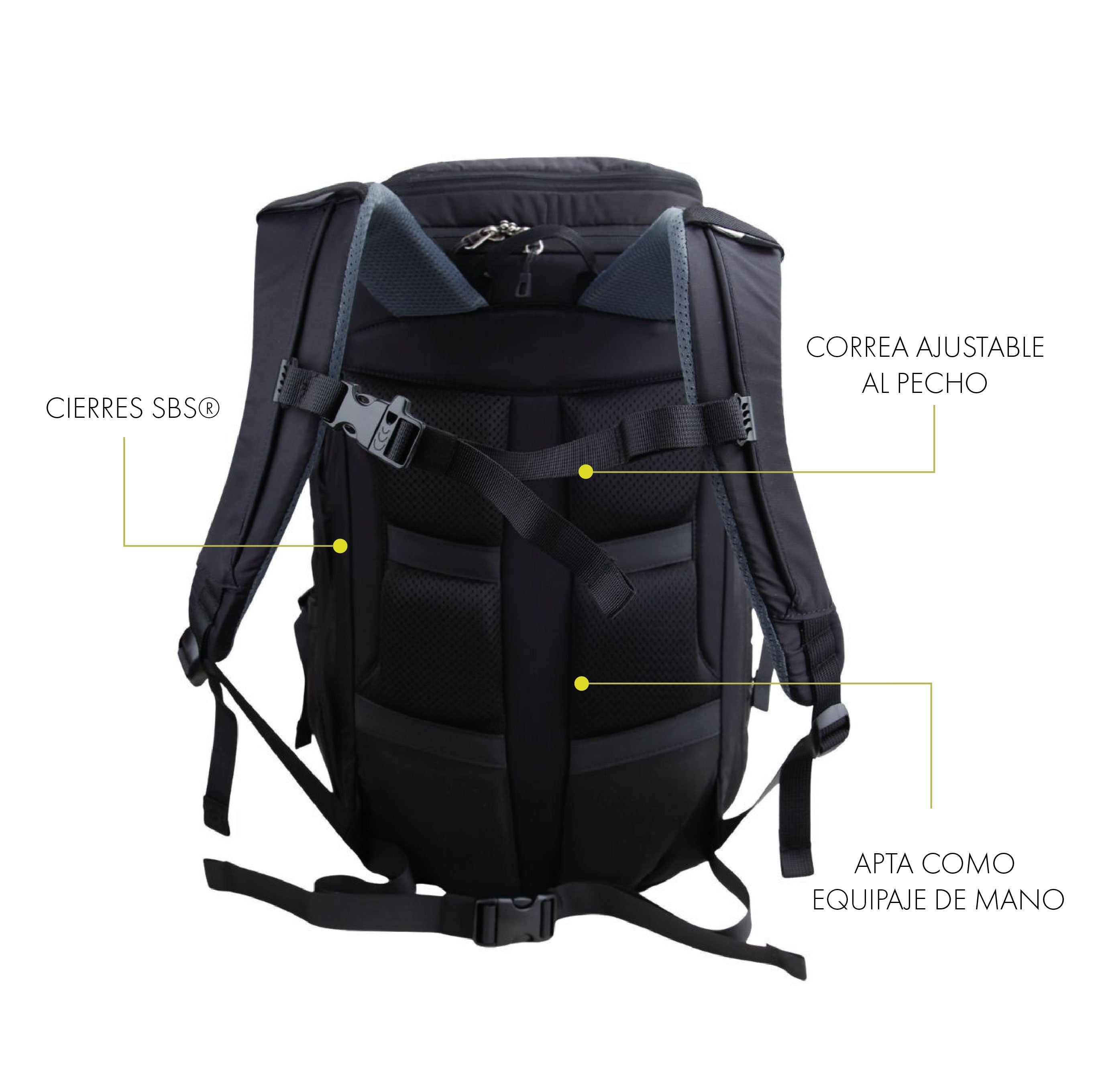 Pack Mochila Tripaicura 28Lts + Botella Acero 750ml