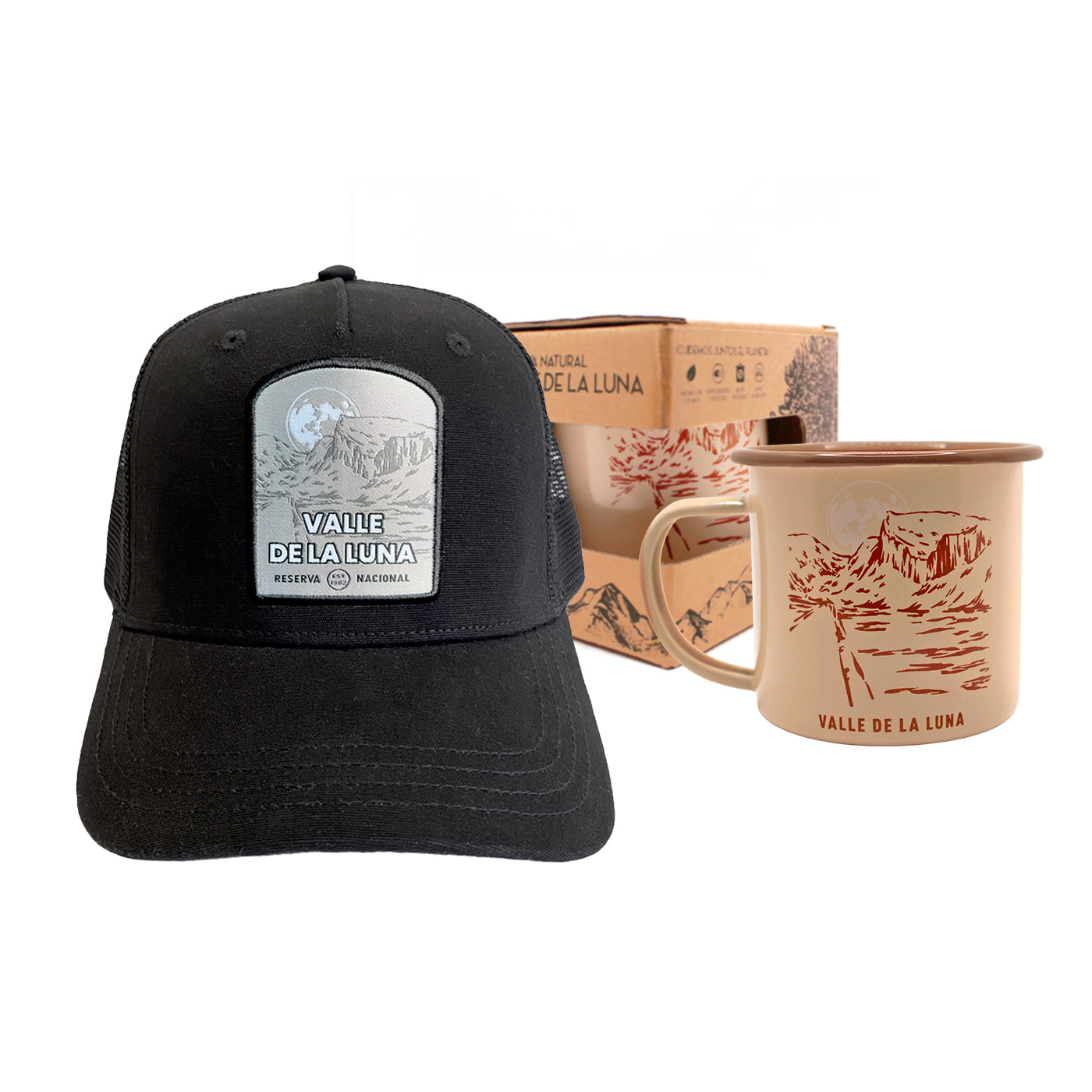 Pack Tazón 330ml + Jockey Valle del la Luna Negro