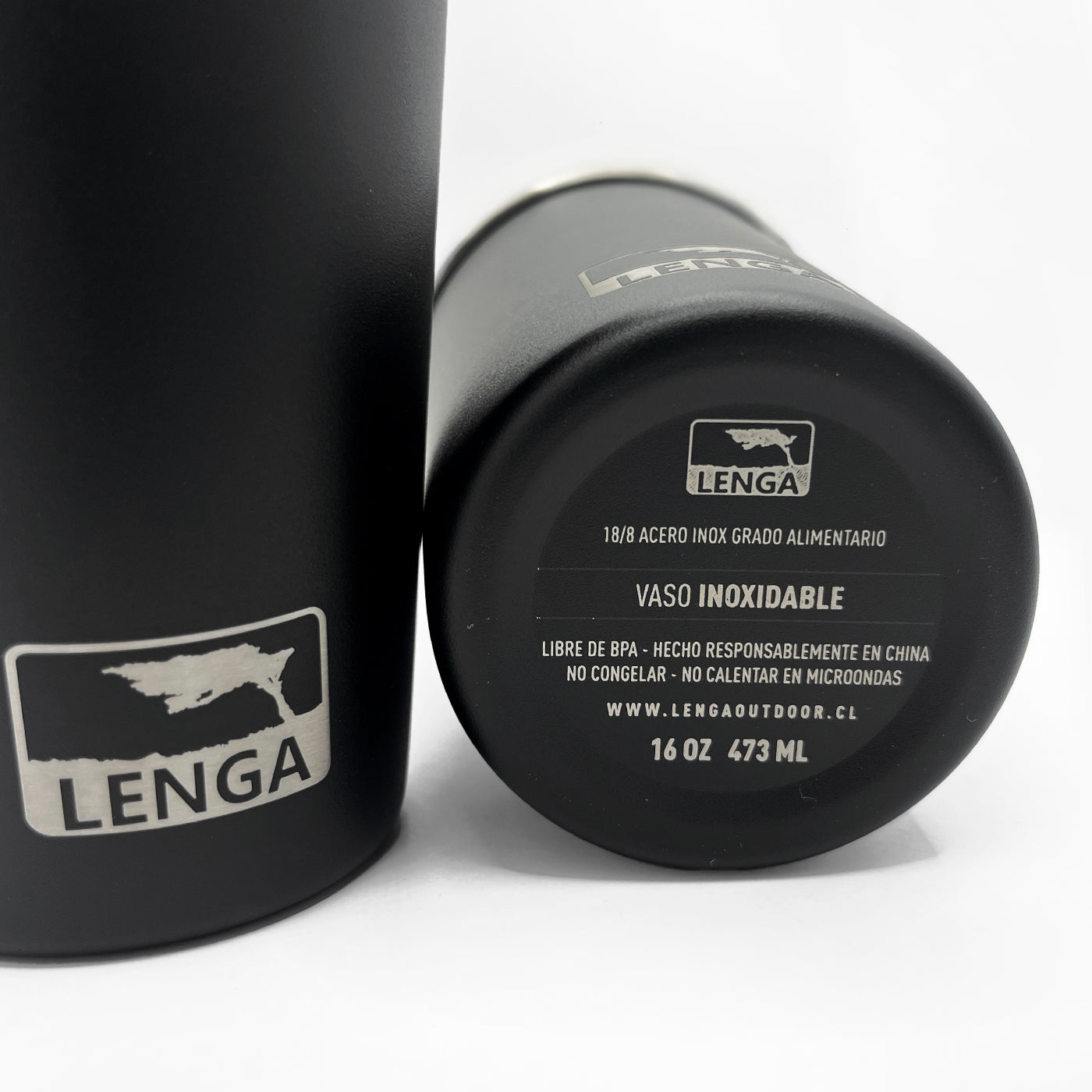 Vasos Acero Inoxidable Pack 4 Unidades 473ml