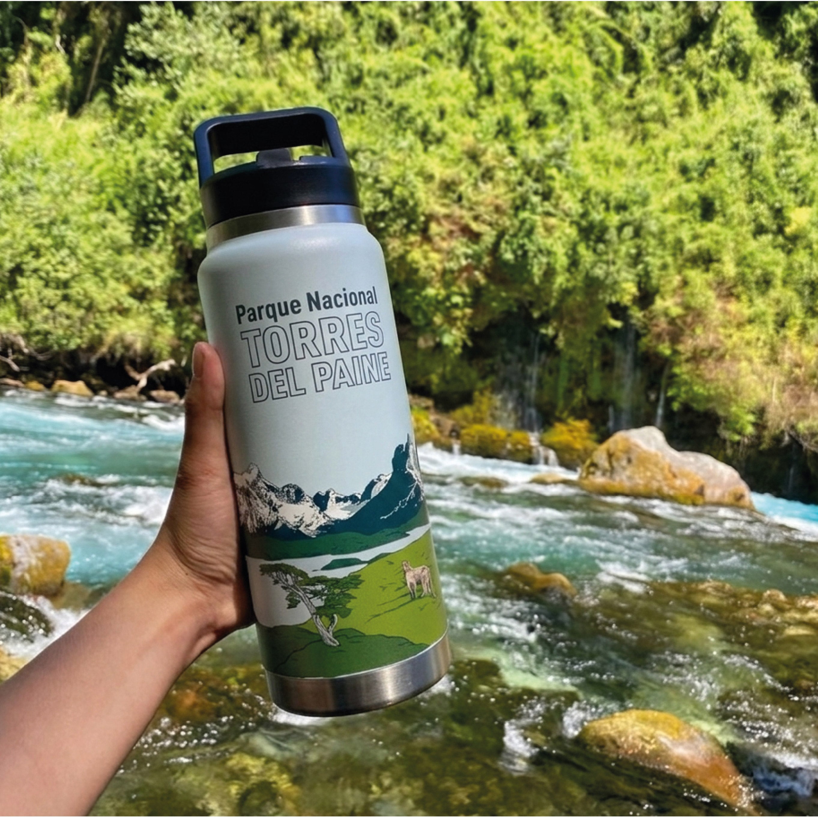 Botella Acero Inox 750ml - Torres del Paine