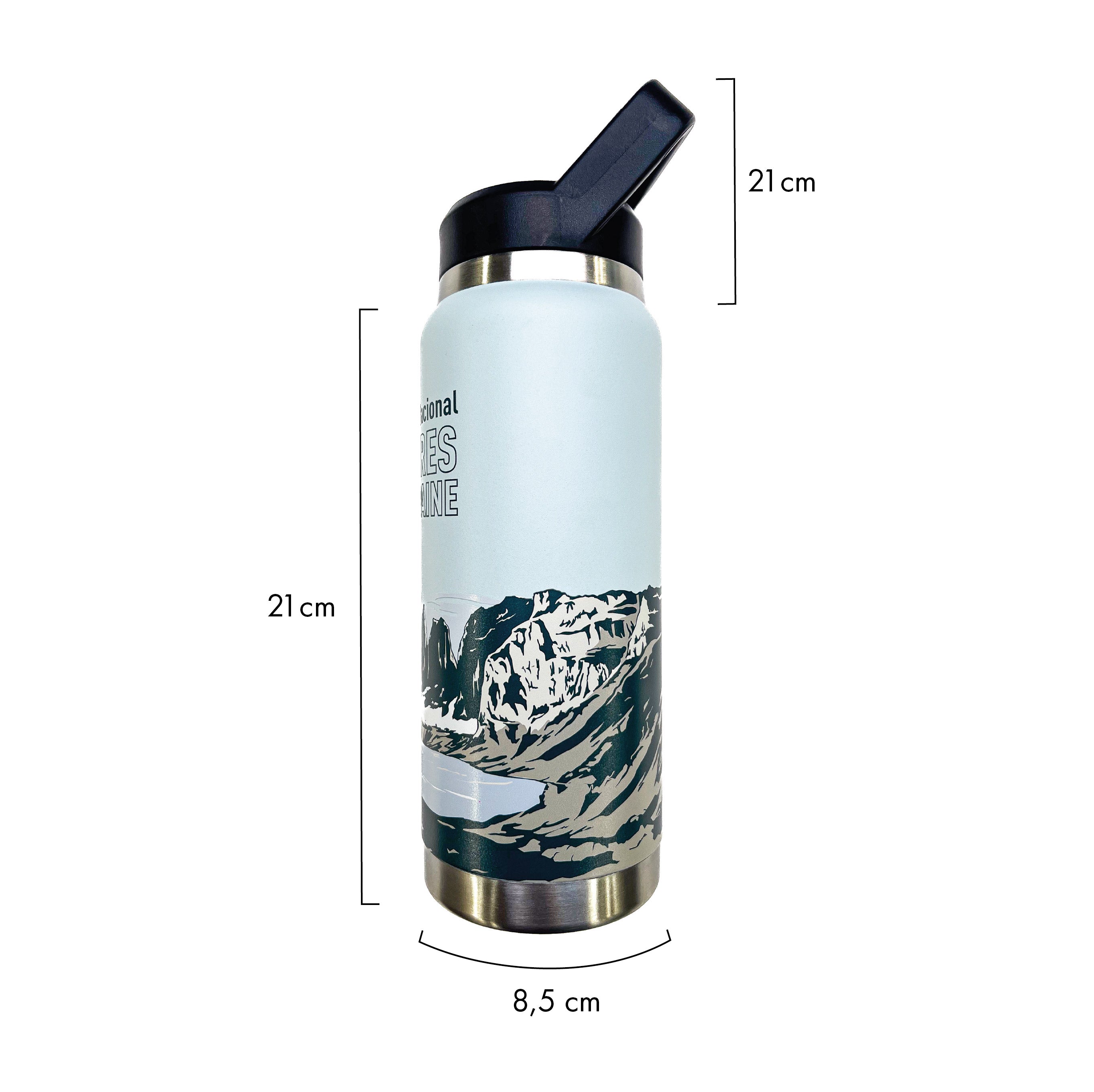 Botella Acero Inox 750ml - Mirador Base Las Torres