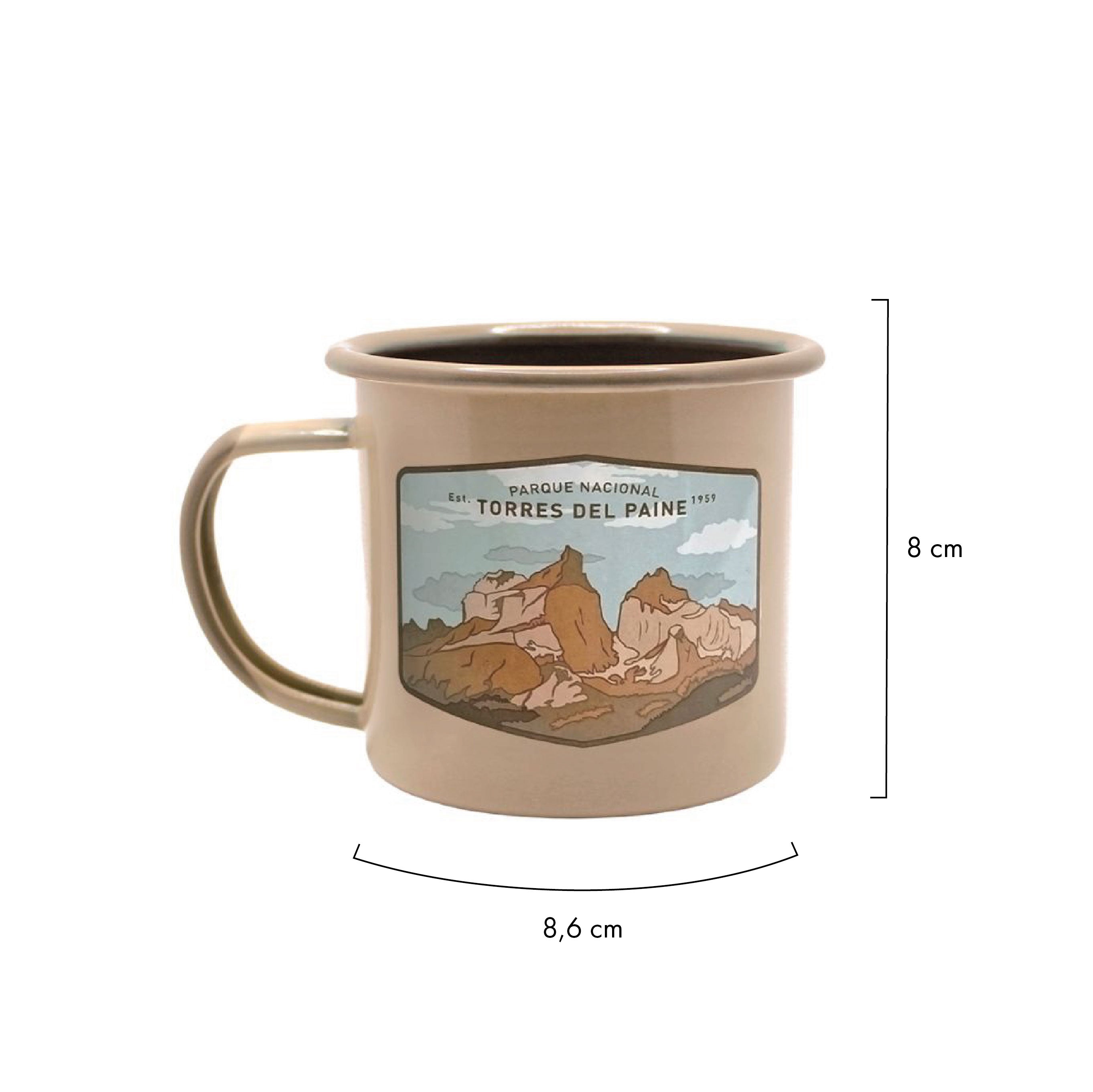 Pack Tazón PN Torres Café 330ml + Jockey Base Torres del Paine Negro