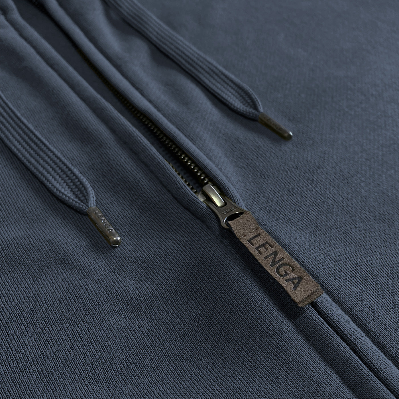 Polerón con Gorro y Cierres de Algodón Orgánico Pehoe