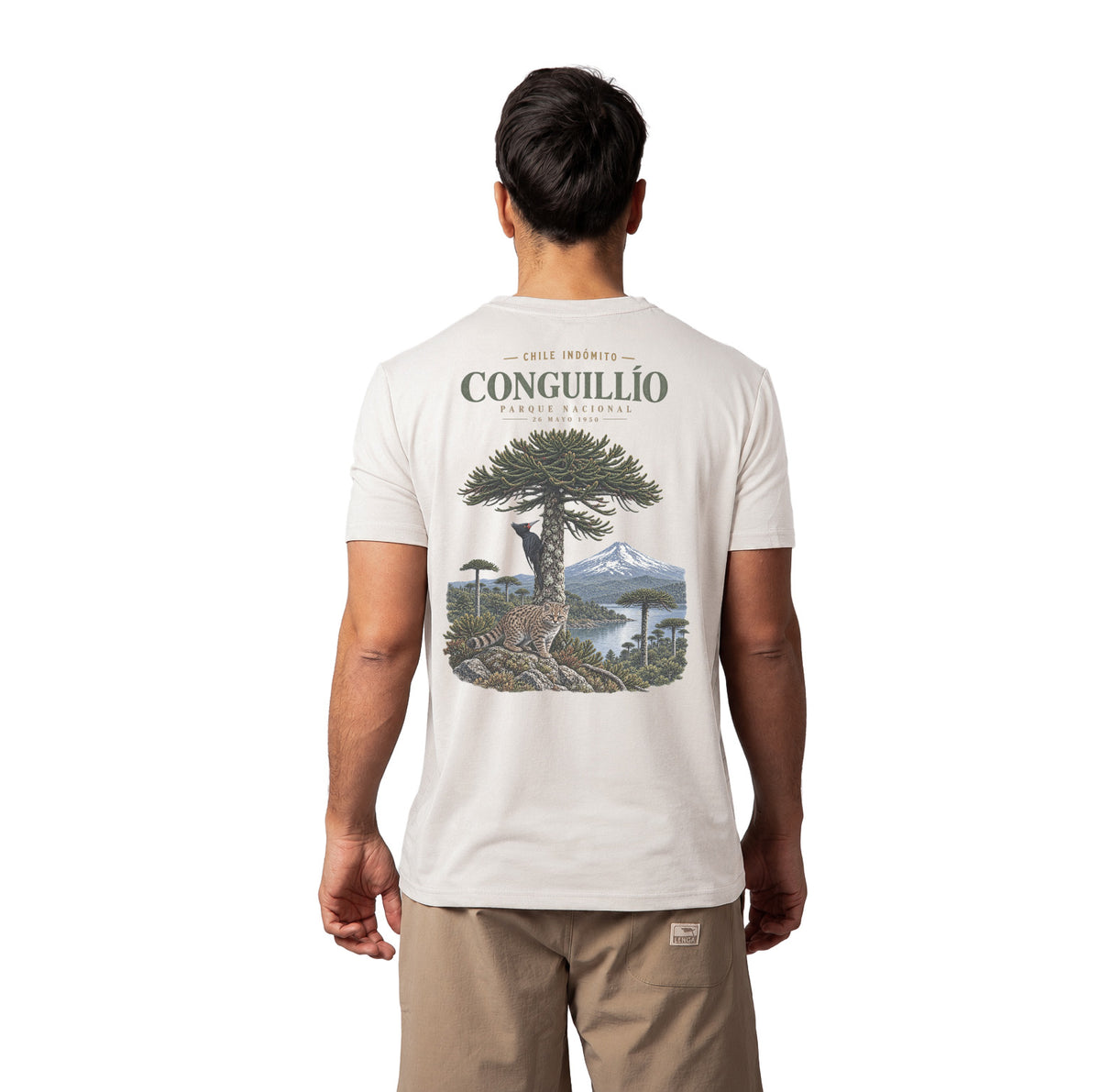 Polera Algodón Orgánico Conguillío Chile Indómito