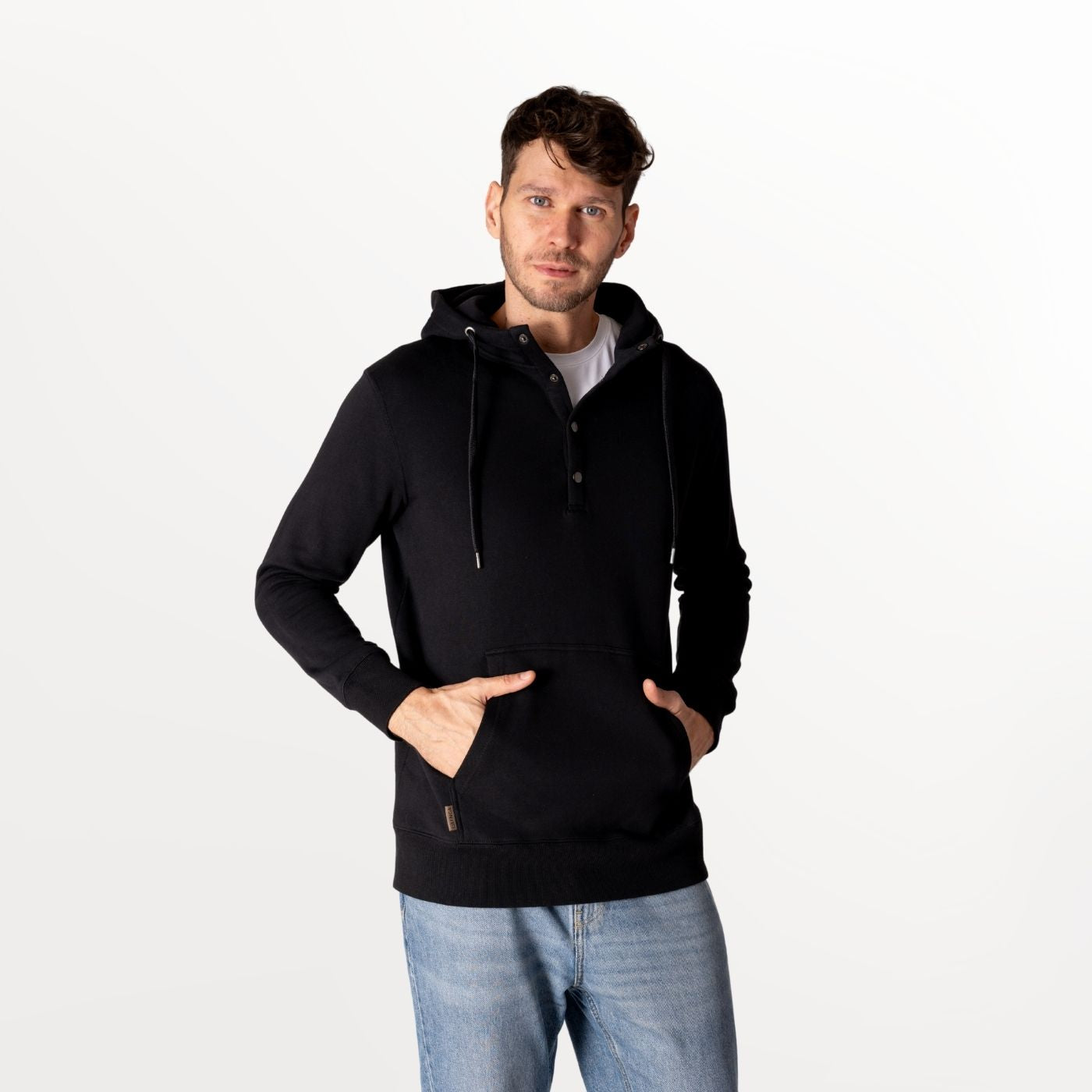 Polerón con Capucha y Botones de Algodón Orgánico Fitz Roy