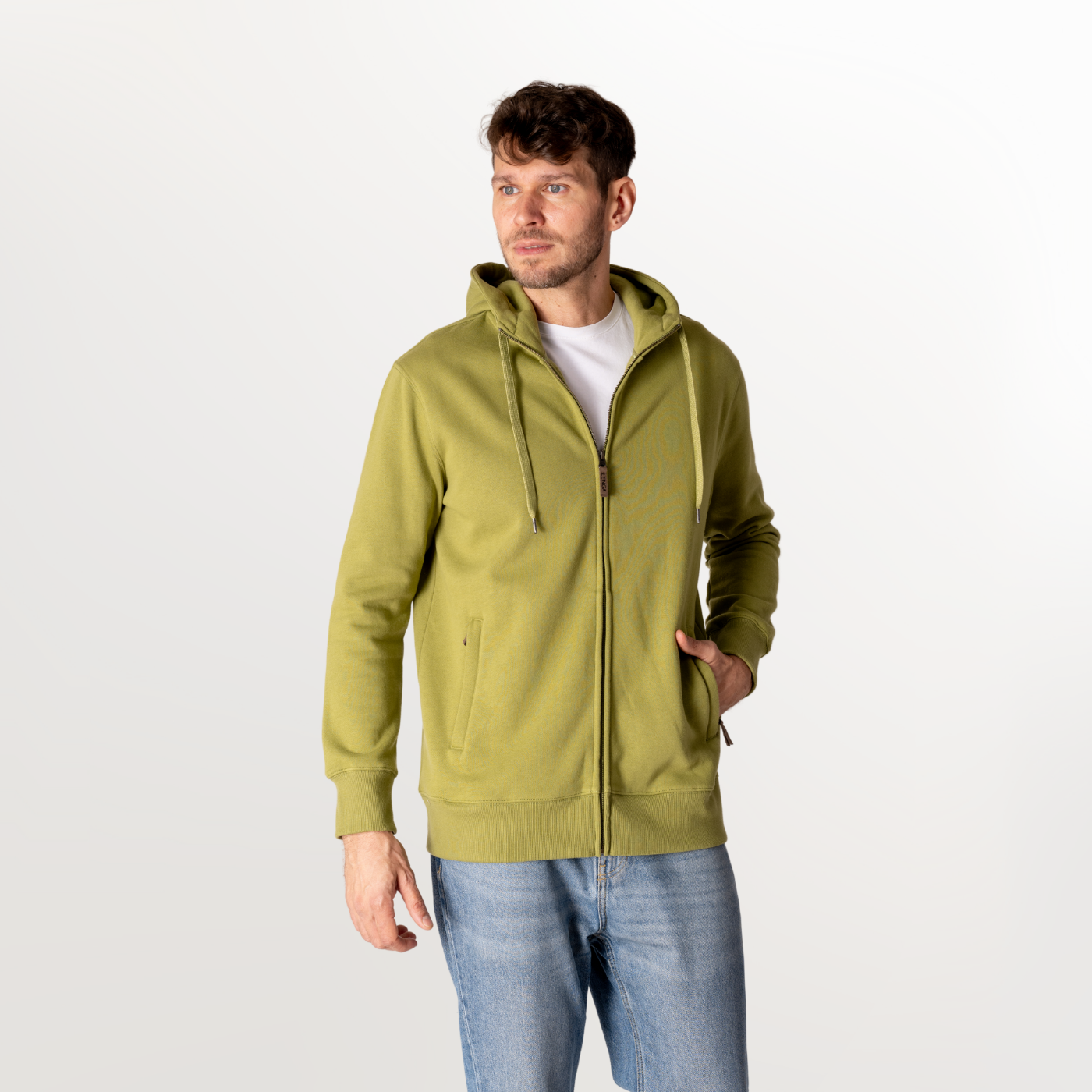 Polerón con Gorro y Cierre Polar Sherpa Puelo Sustentable