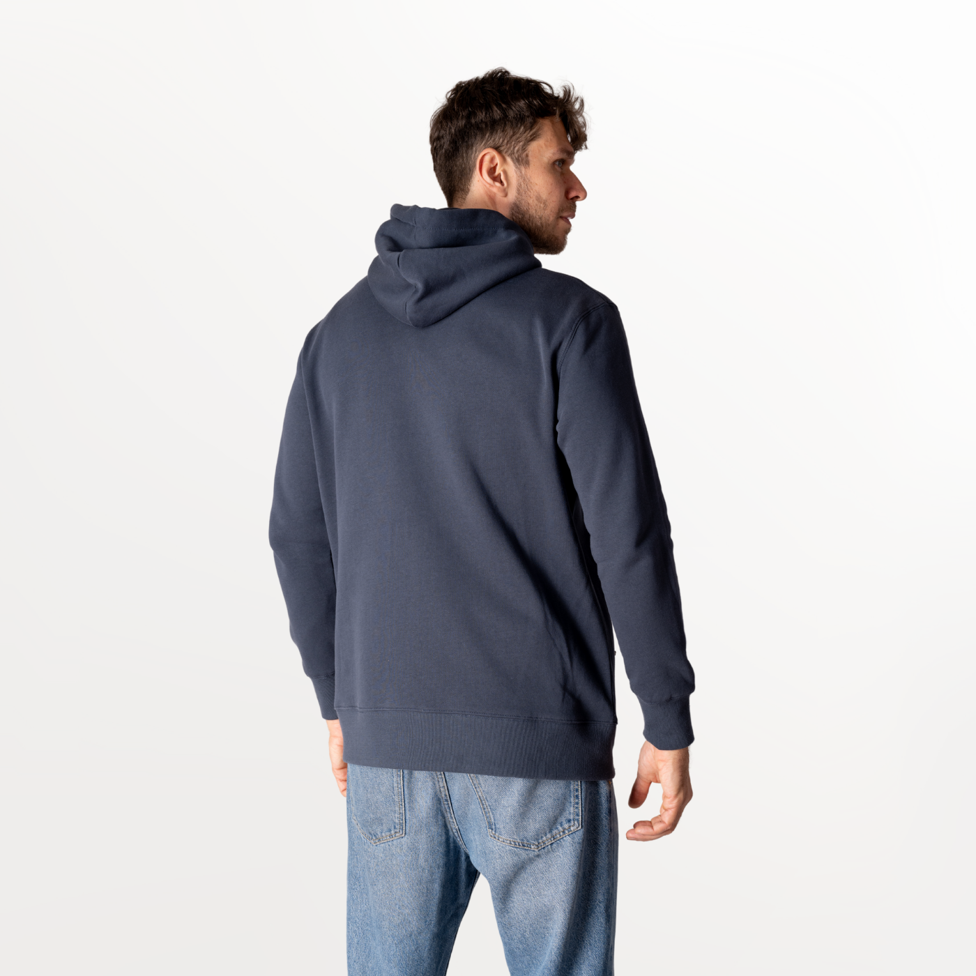 Polerón con Gorro y Cierres de Algodón Orgánico Pehoe