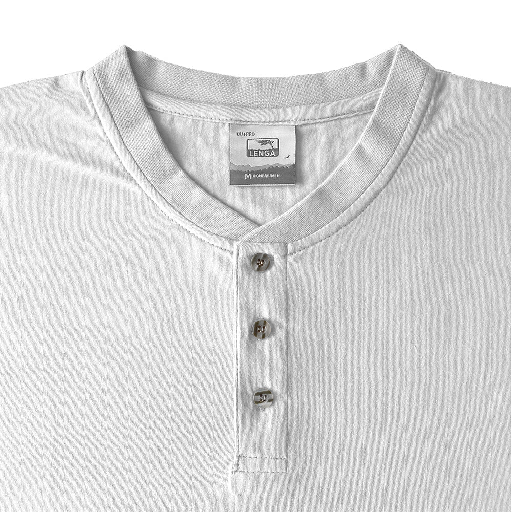 Polera Cuello Redondo y botones Molle Uv+pro