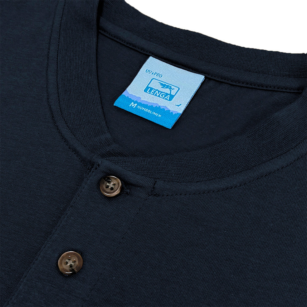 Polera Cuello Redondo y botones Molle Uv+pro