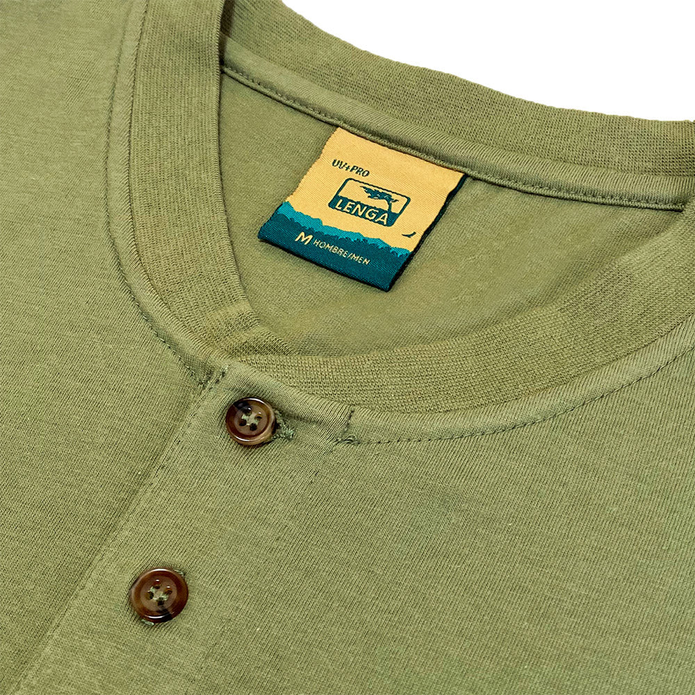 Polera Manga Larga Algodón Orgánico Queule Uv+Pro