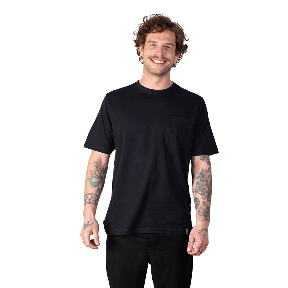 Polera Manga Corta con Bolsillo Algodón Quillay Uv+pro