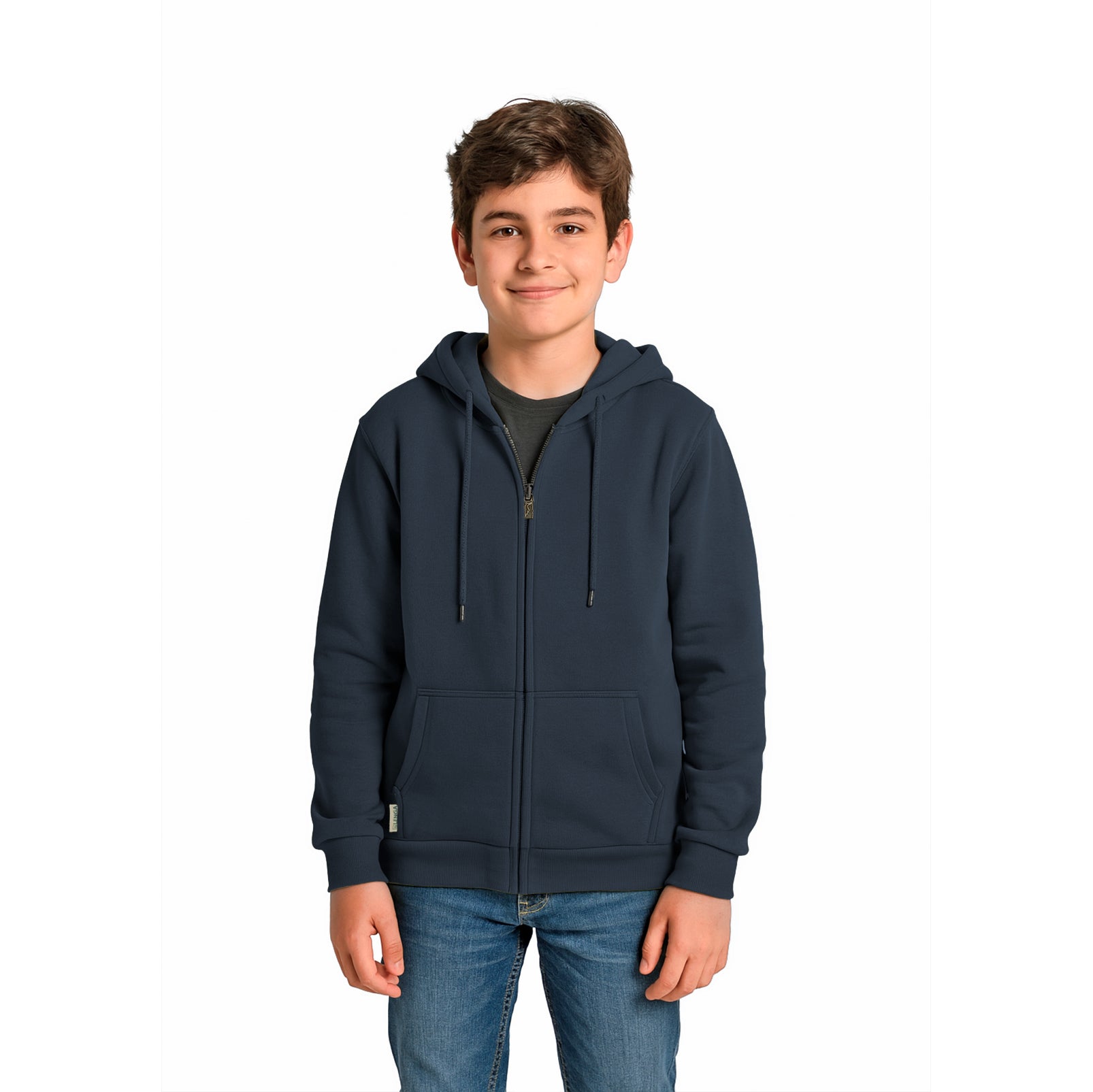 Polerón Algodón Orgánico con Interior Sherpa Niño Unisex Puelo