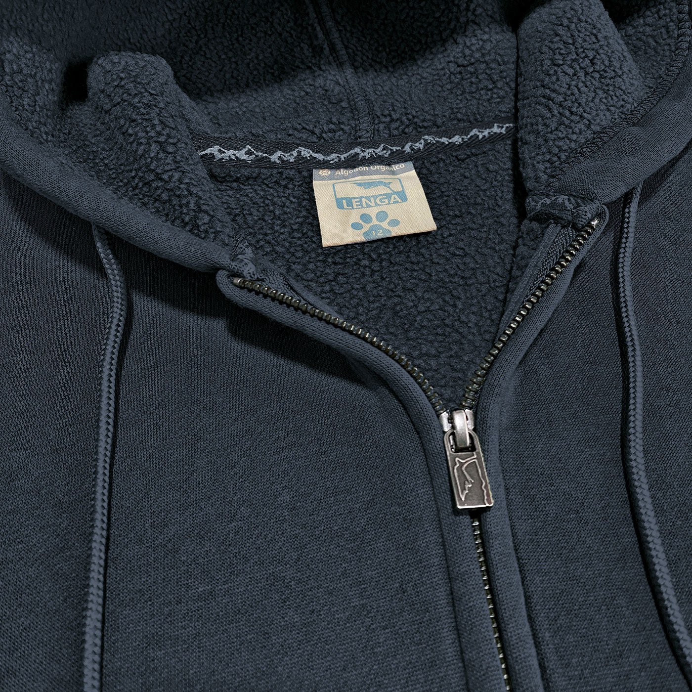 Polerón Algodón Orgánico con Interior Sherpa Niño Unisex Puelo