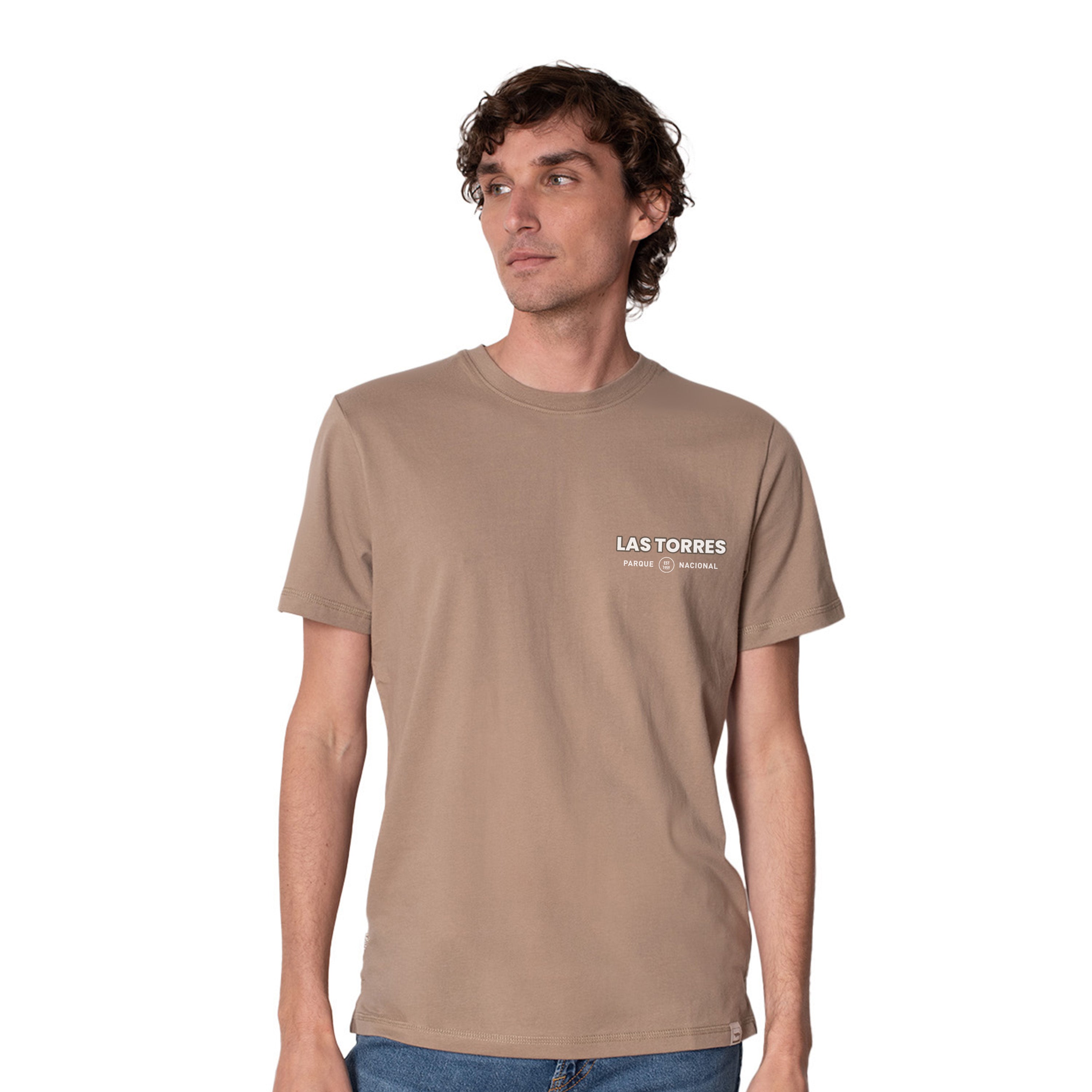 Polera Manga Corta Algodón Orgánico Parque Nacional Las Torres