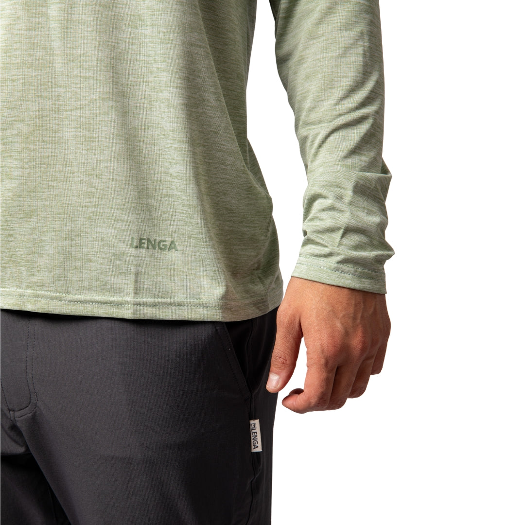Polera con capucha Grit-dry UPF+50 Inti