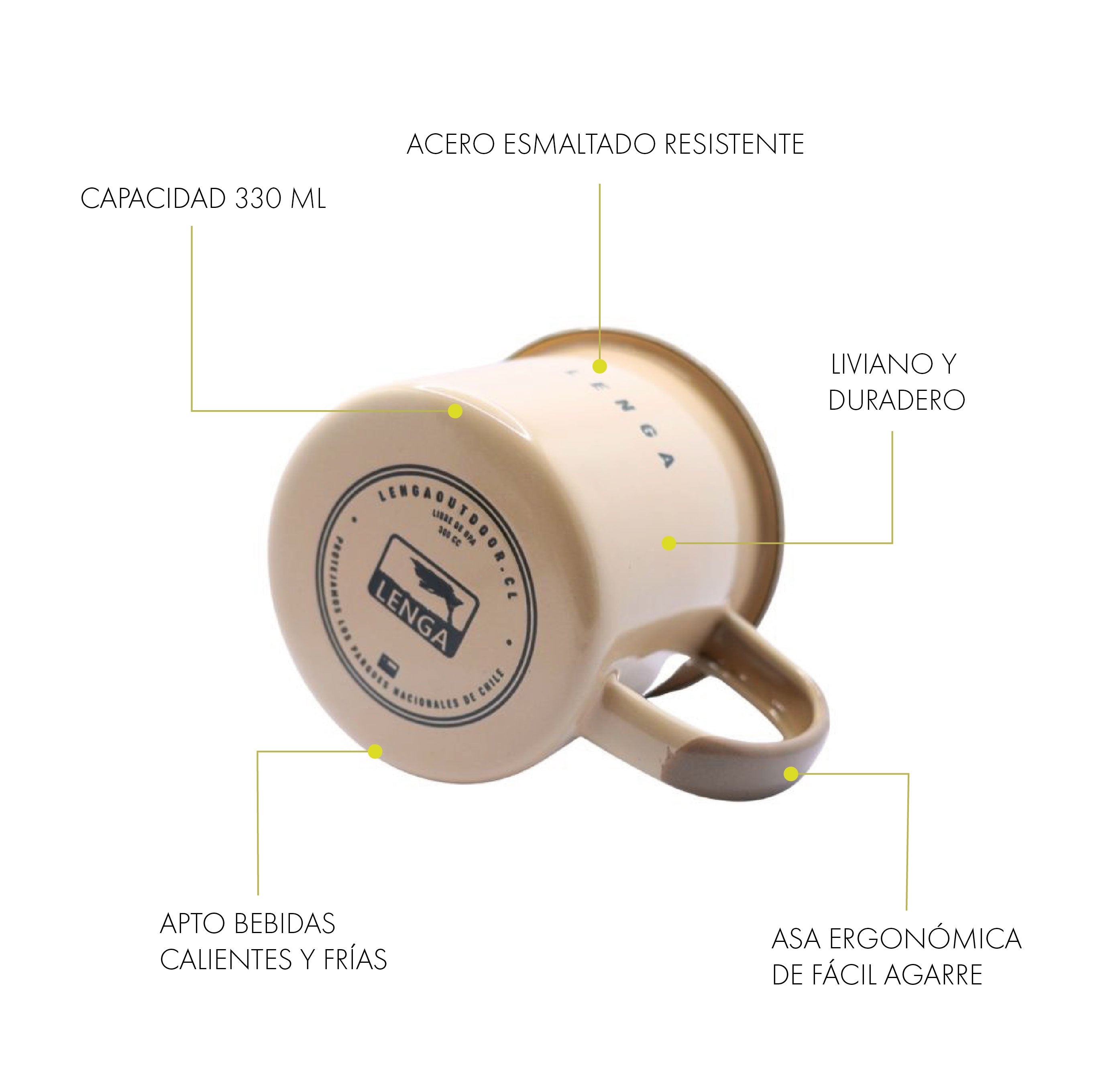 Pack Tazón Base Torres Café 330ml + Jockey Torres Puma Verde