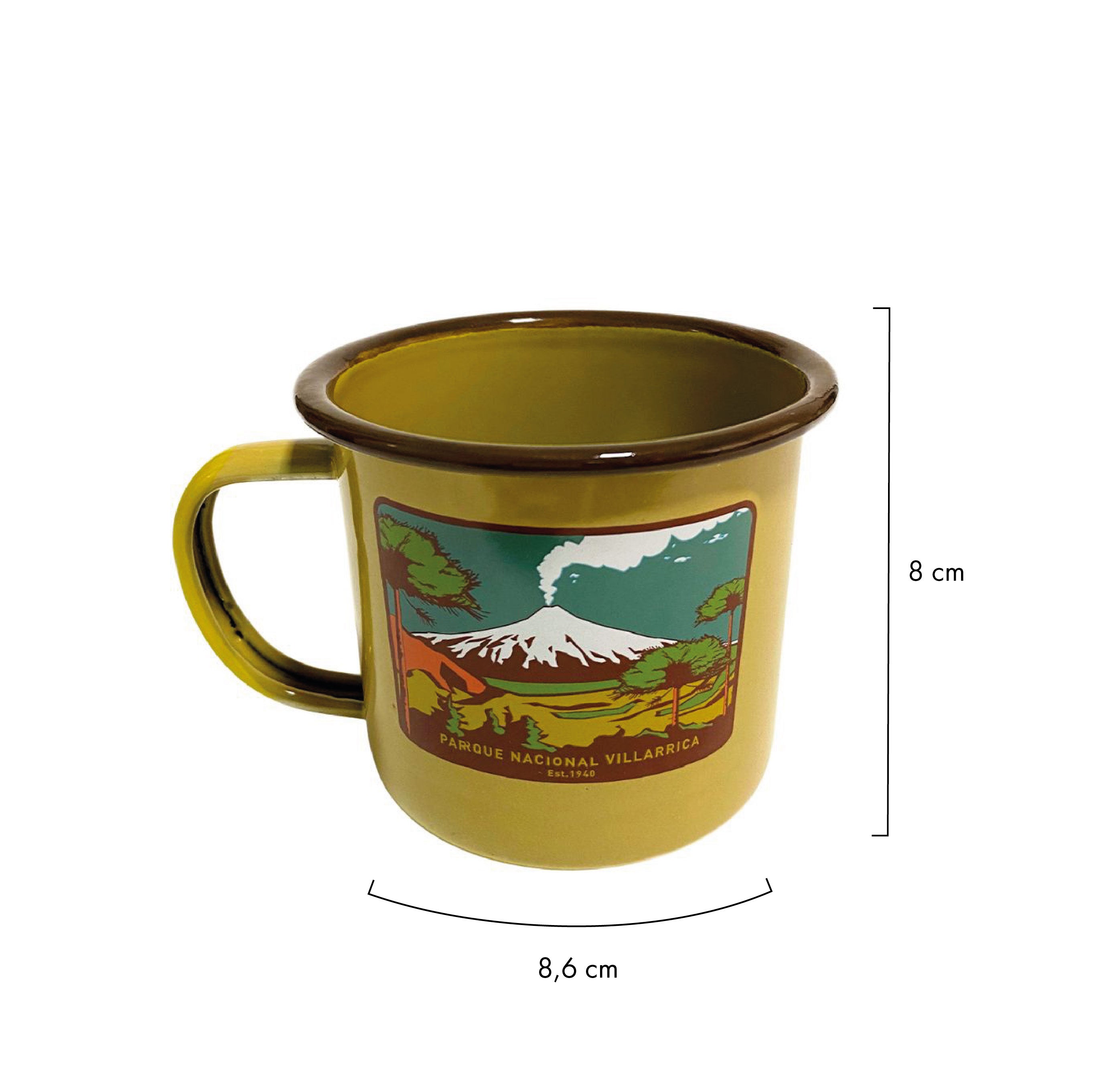 Pack 2 Tazones Esmaltados Parque Nacional Conguillio & Villarrica 330ml