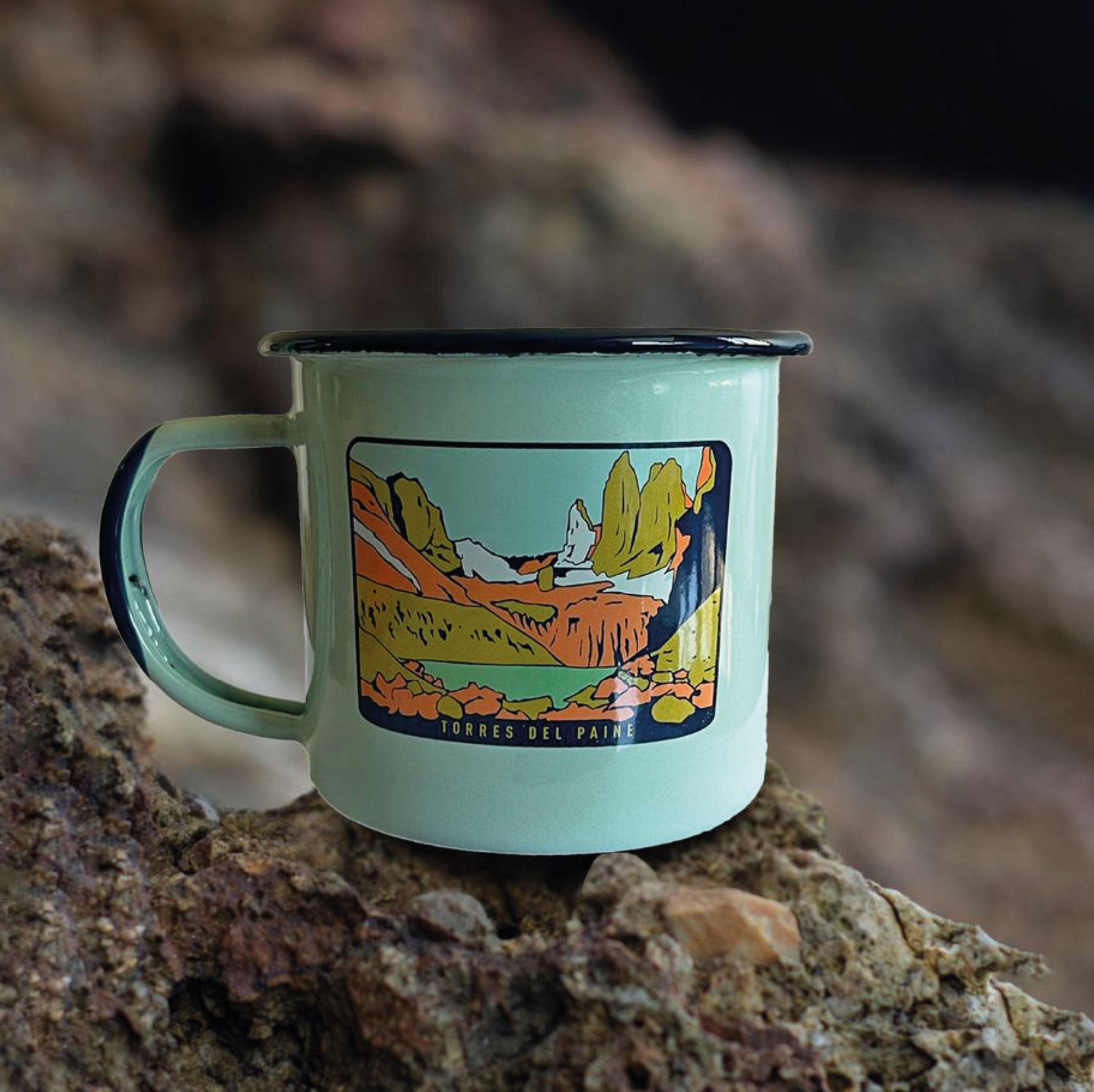 Tazón Acero Mirador Base Torres del Paine 330ML
