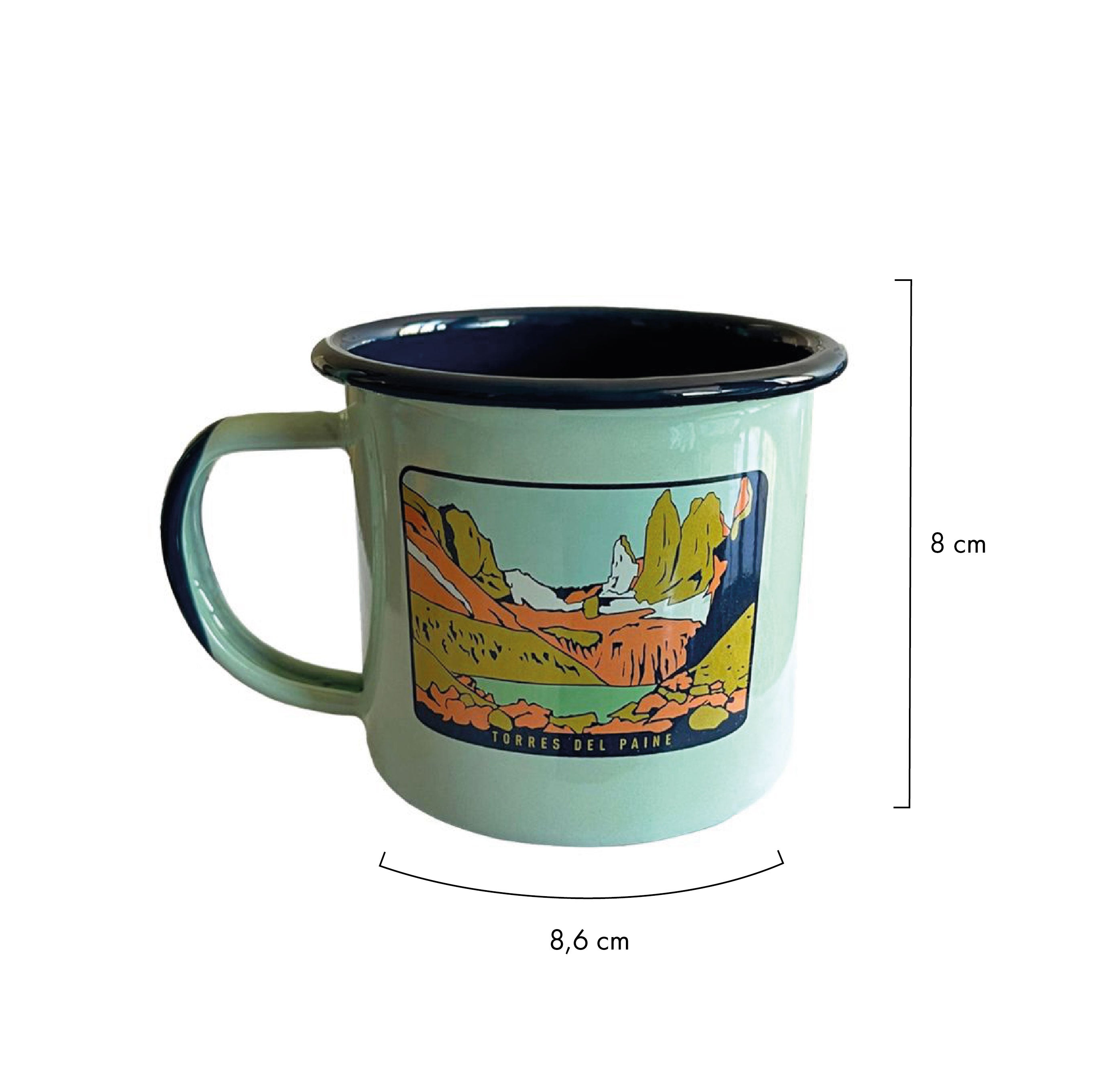 Tazón Acero Mirador Base Torres del Paine 330ML