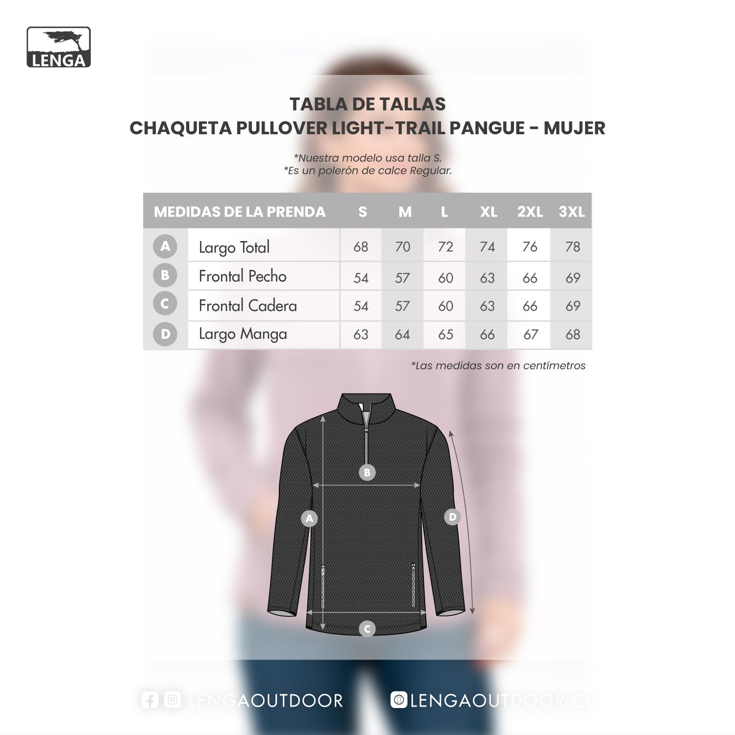 Chaqueta pullover Micropolar Pangue