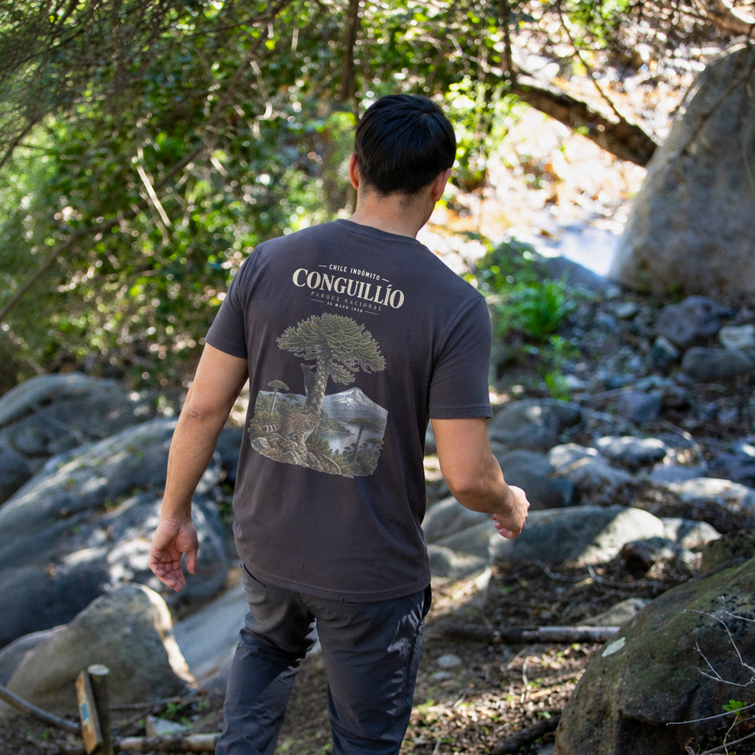 Polera Algodón Orgánico Conguillío Chile Indómito