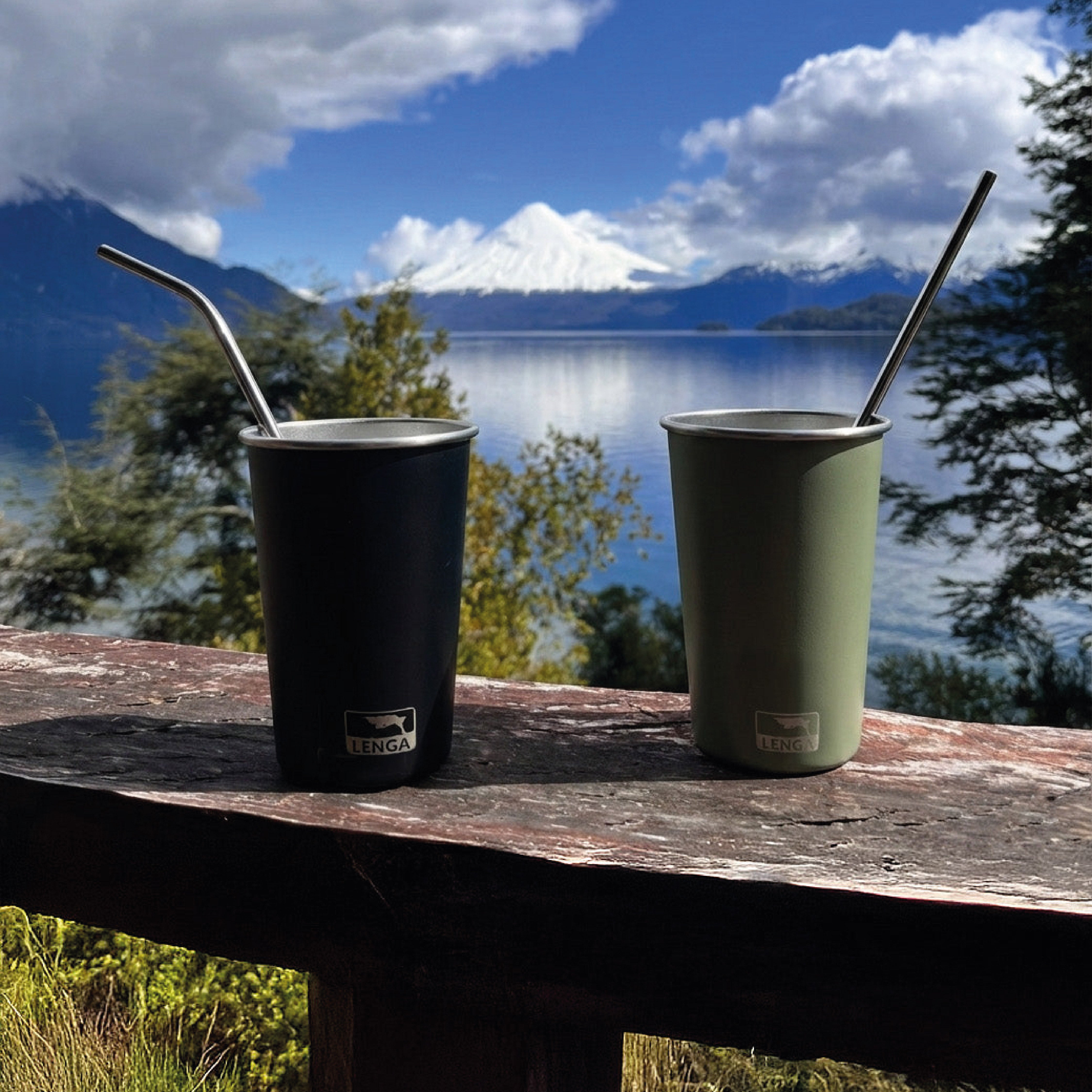 Pack Vasos Acero Inoxidable 473 ml | Set 4 unidades