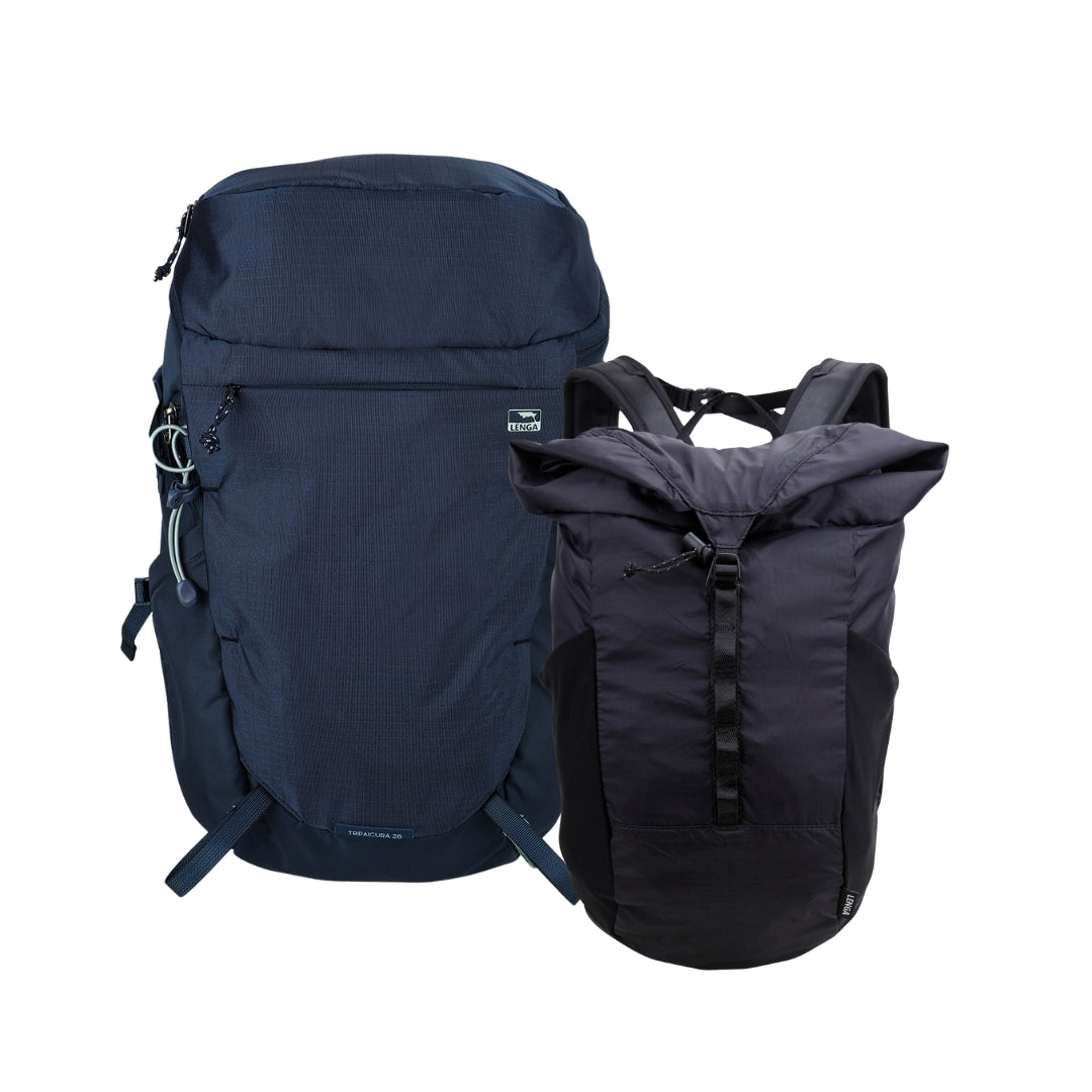 Pack Mochilas Tripaicura 28Lts y Anon 20Lts