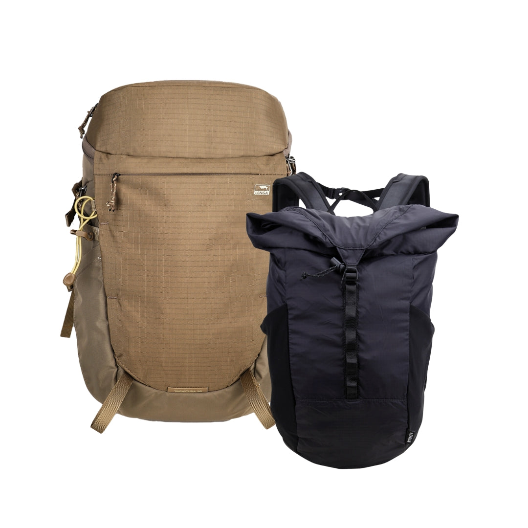 Pack Mochilas Tripaicura 28Lts y Anon 20Lts